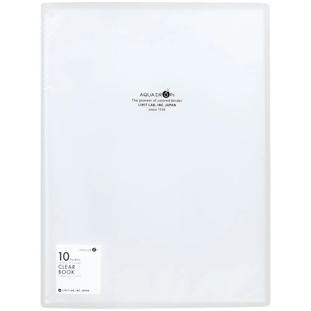 2 Aqua Drops A4 Display Book 10 Pocket Fixed Clear, 2 of 5