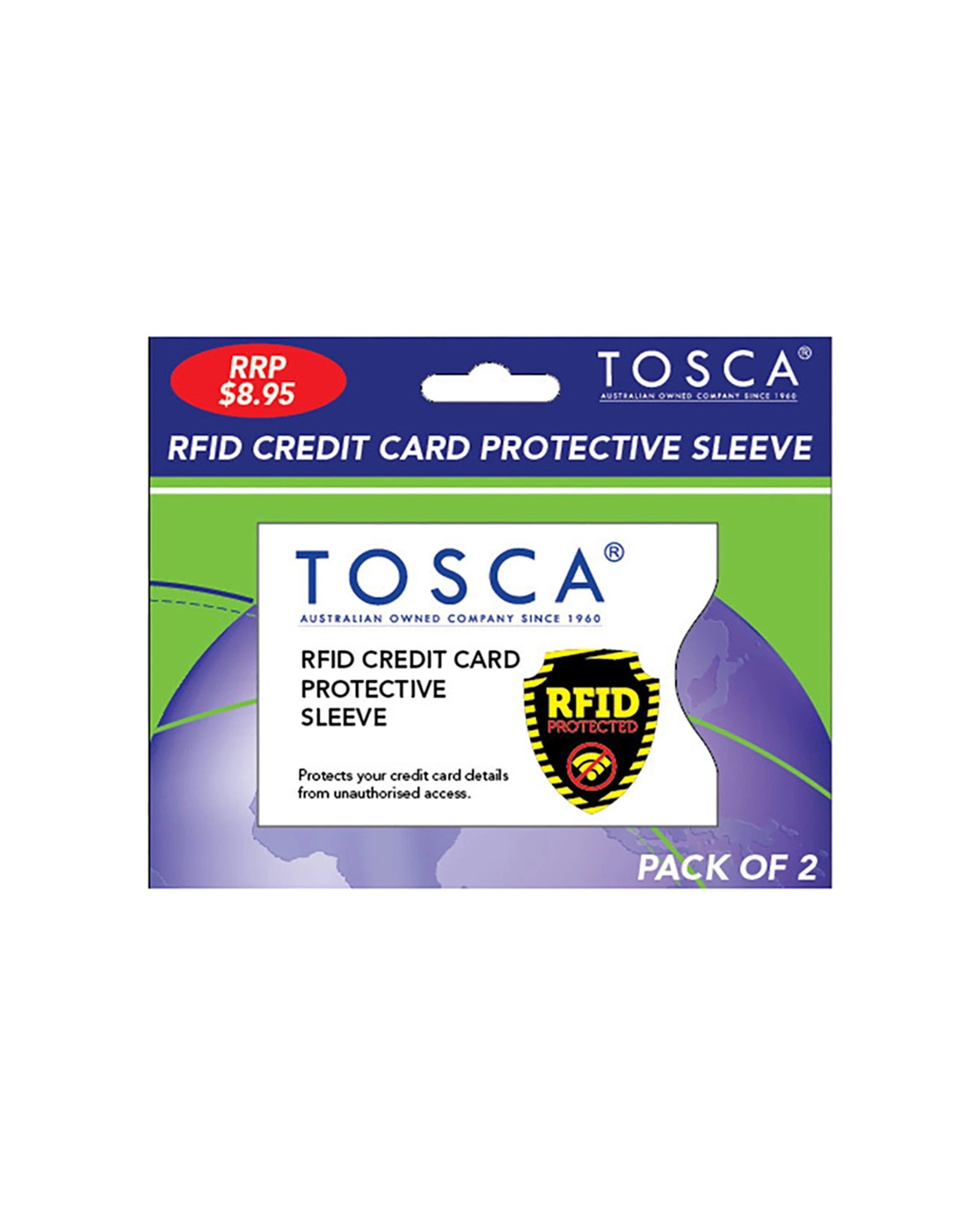 2 Tosca 3X 2Pc Rfid Blocking Credit Card Protective Sleeve - Assorted, 2 of 2