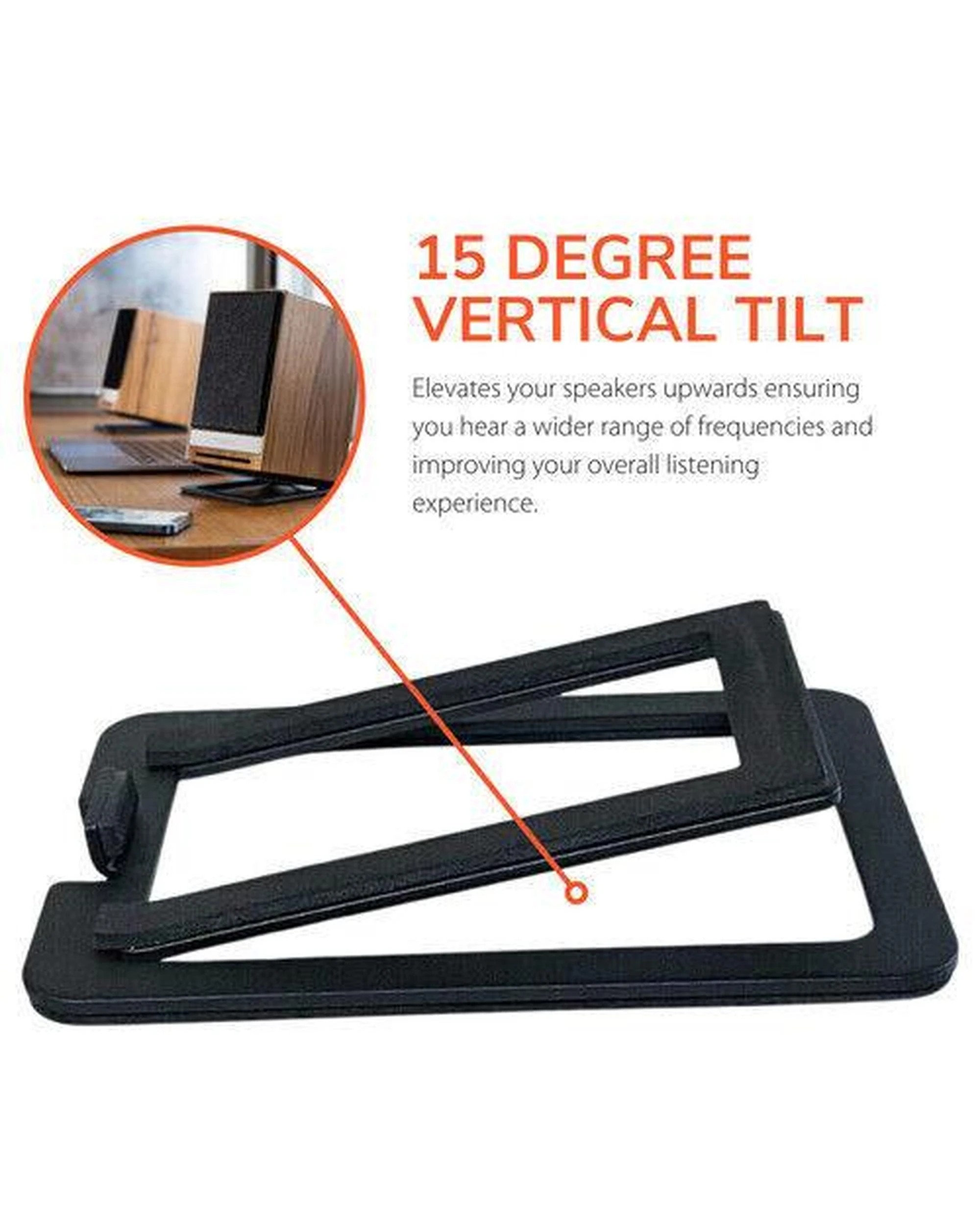 4 Audioengine Metal Desktop Speaker Stand Holder Tabletop For A1 A2 HD3 and HD4, 4 of 10