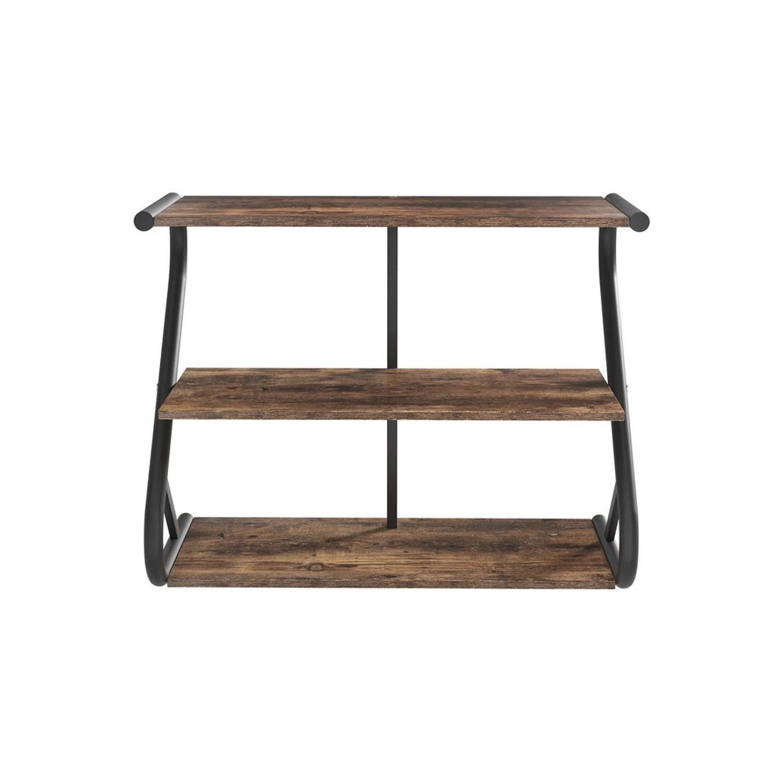 3 Artiss Shoe Rack Cabinet Shoe Storage Stand 3 Tiers - Brown, 3 of 4