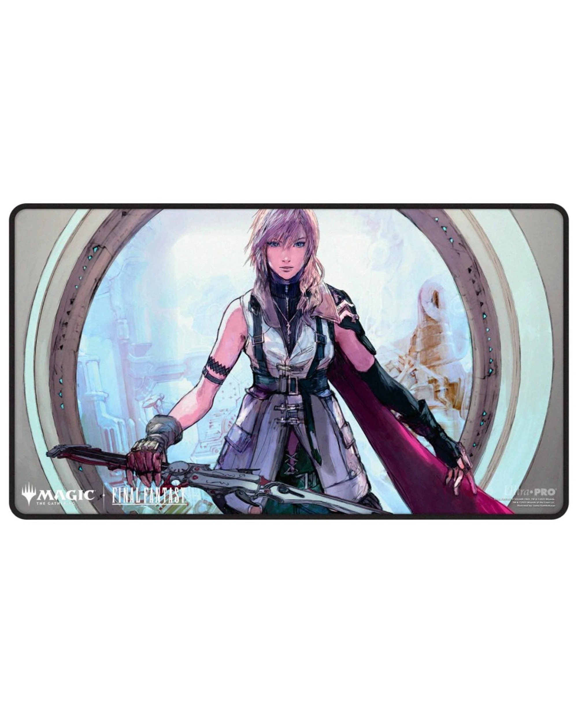 1 ULTRA PRO Magic the Gathering Final Fantasy Lightning Army of One Black Stitched Playmat - Multi, 1 of 1