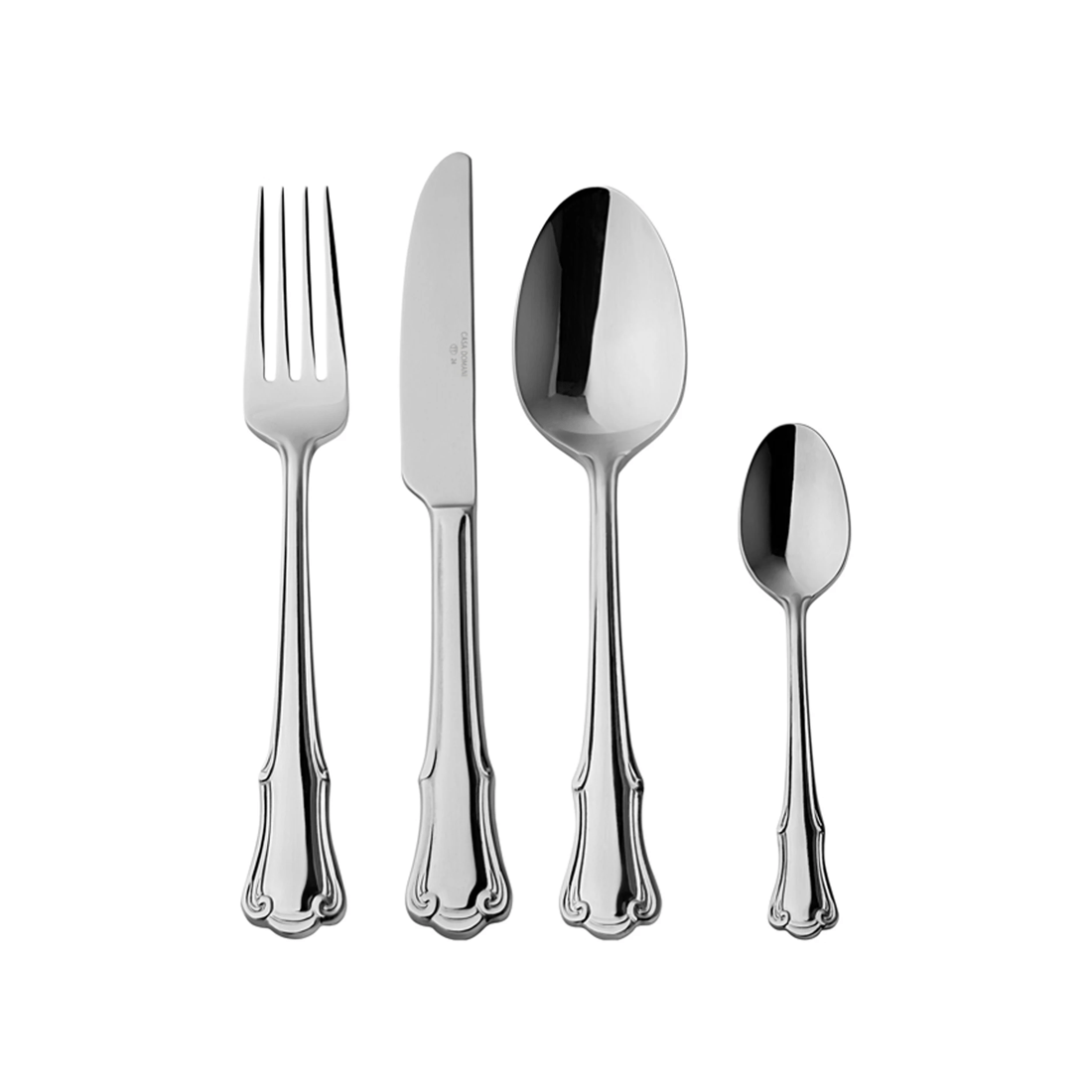 1 Casa Domani 16 Piece Castello Cutlery Set Stainless Steel Gift Box Table Service
 - Silver, 1 of 2