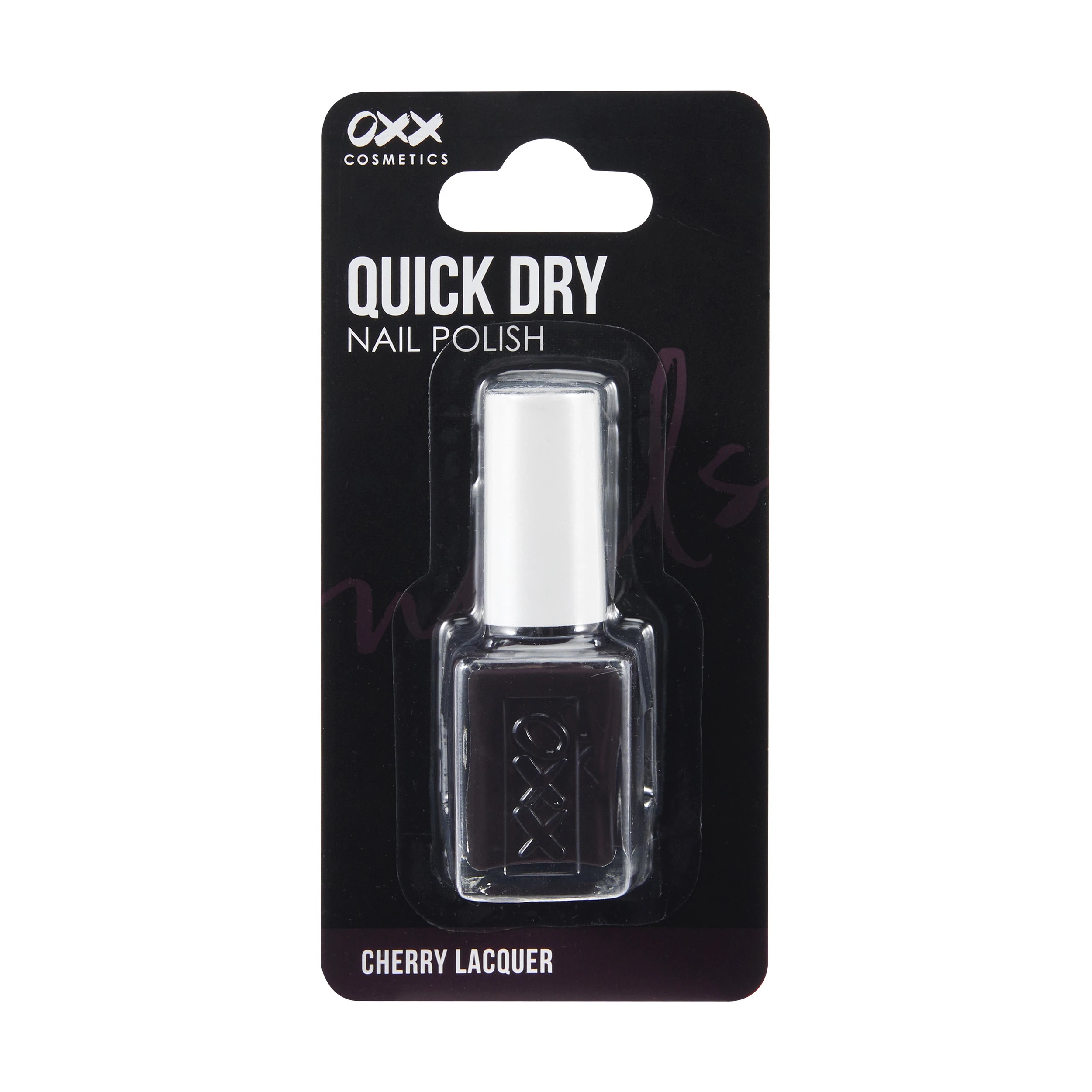 4 OXX Cosmetics Quick Dry Nail Polish - Cherry Lacquer, 4 of 4