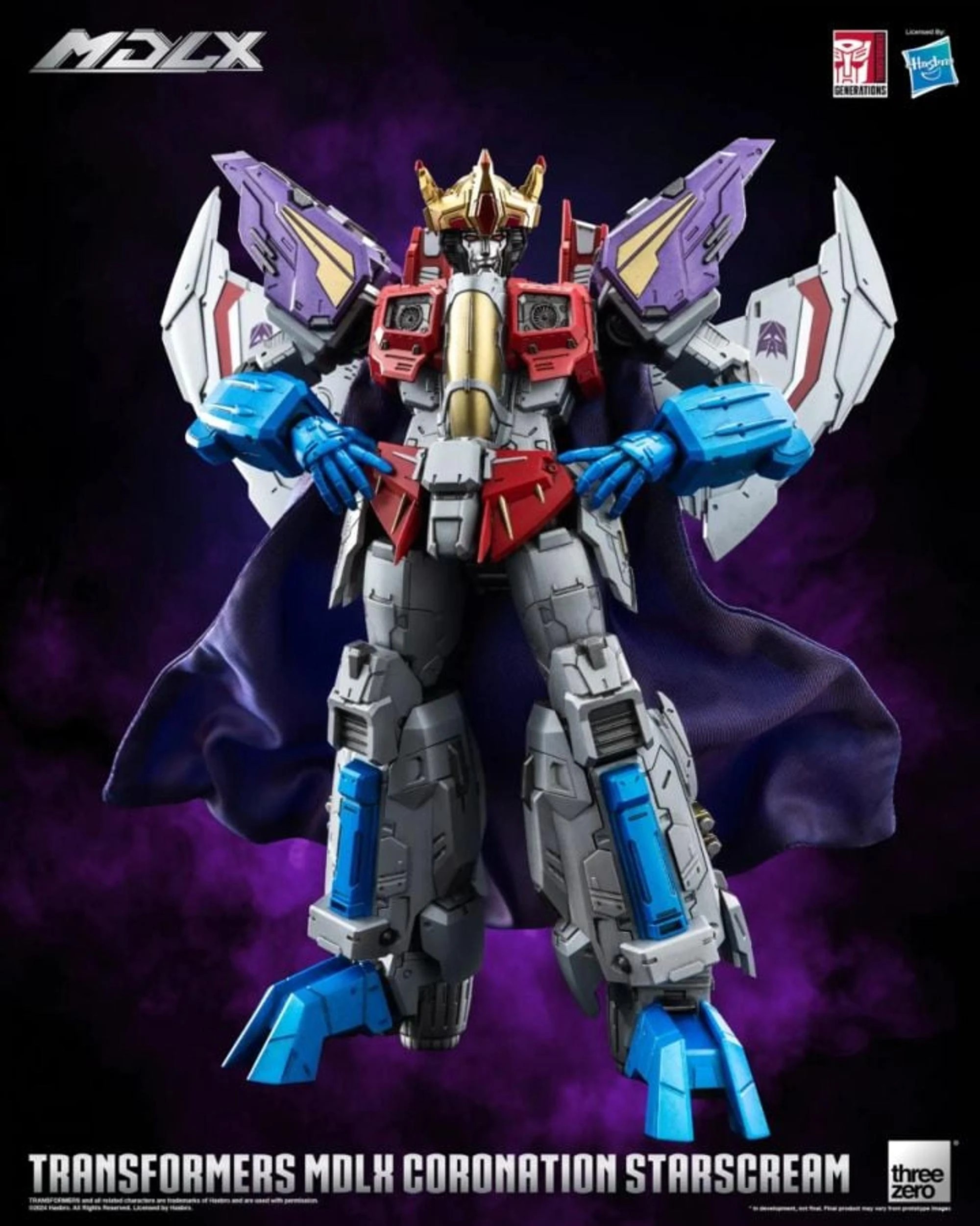 4 Threezero Transformers Coronation Starscream MDLX Collectable Action Figure, 4 of 10