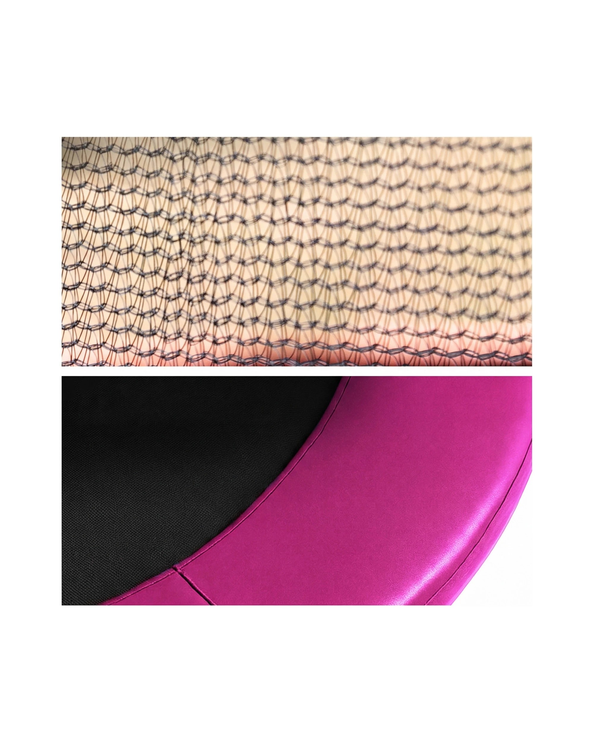 5 Kahuna 16ft 12 Pole Trampoline Replacement Safety Pad and Inner Net Outdoor Enclosure Netting - Pink, 5 of 7