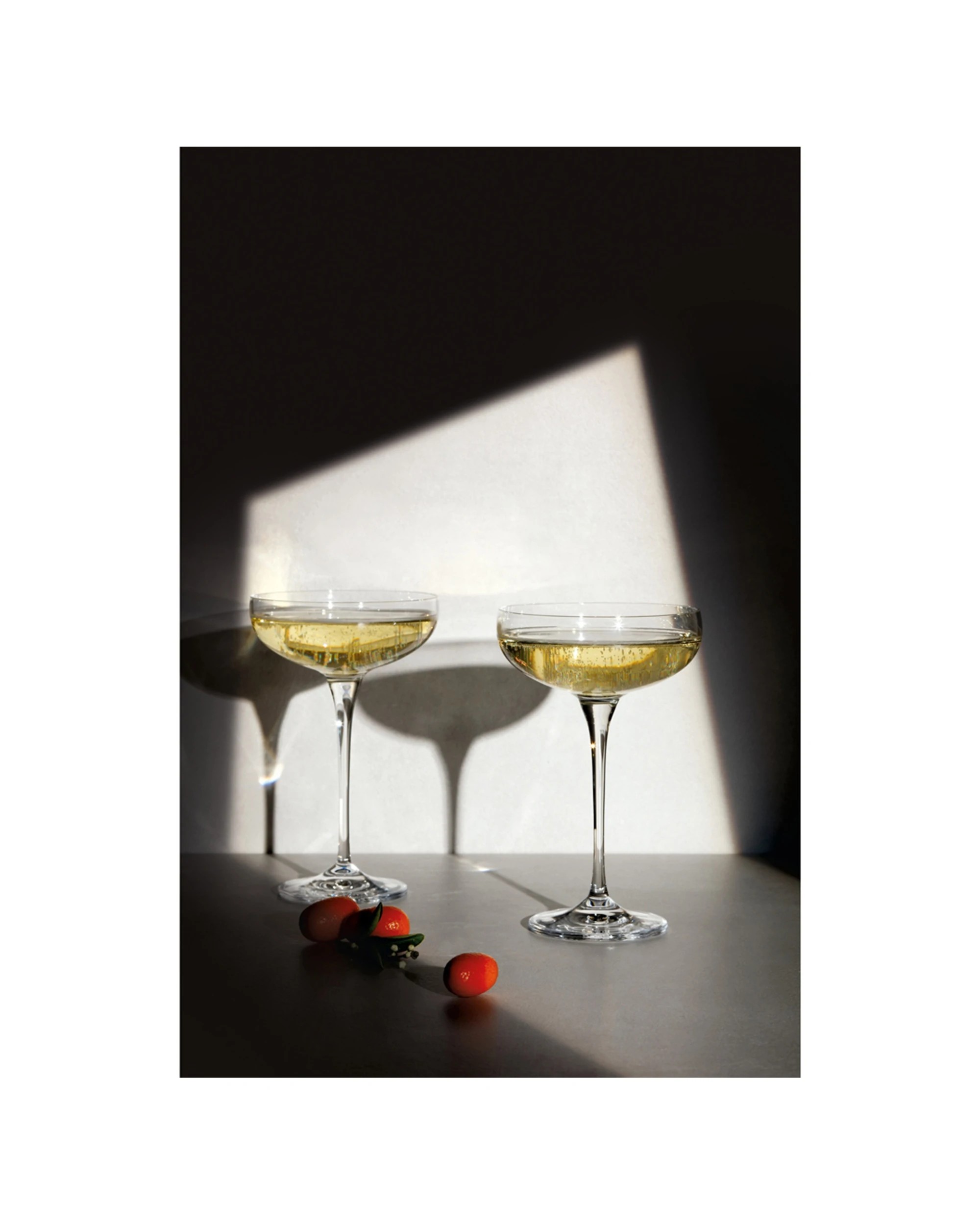 1 Krosno Harmony 6-Piece Stemmed Coupe Champagne Glasses 240ml - Plain, 1 of 9