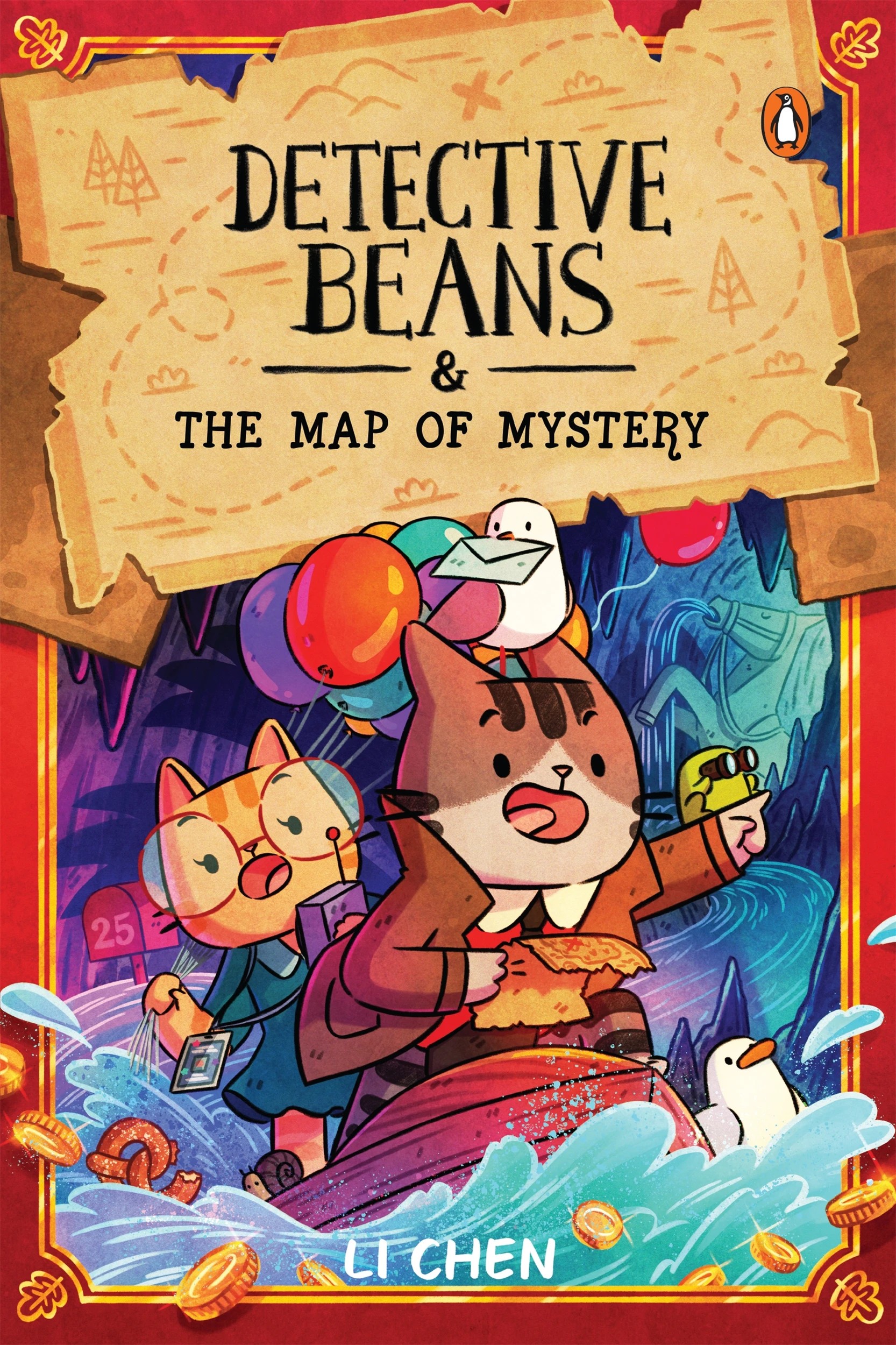1 Detective Beans: The Map of Mystery by Li Chen - Book, 1 of 5