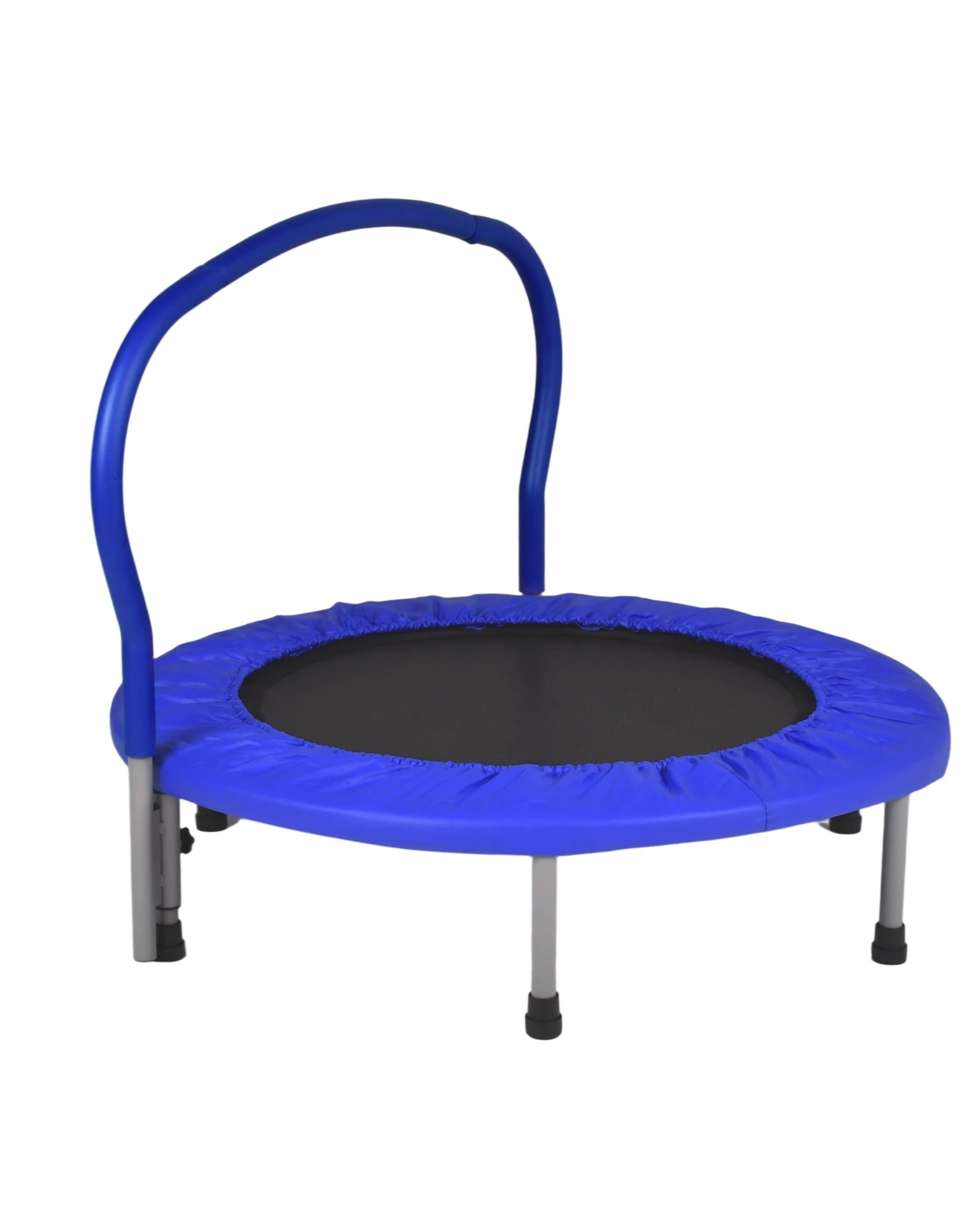 2 Advwin Trampoline for Kids 36 Inch, Foldable Fitness Rebounder Mini Trampoline, Max Limit 150KG, Blue, 2 of 6