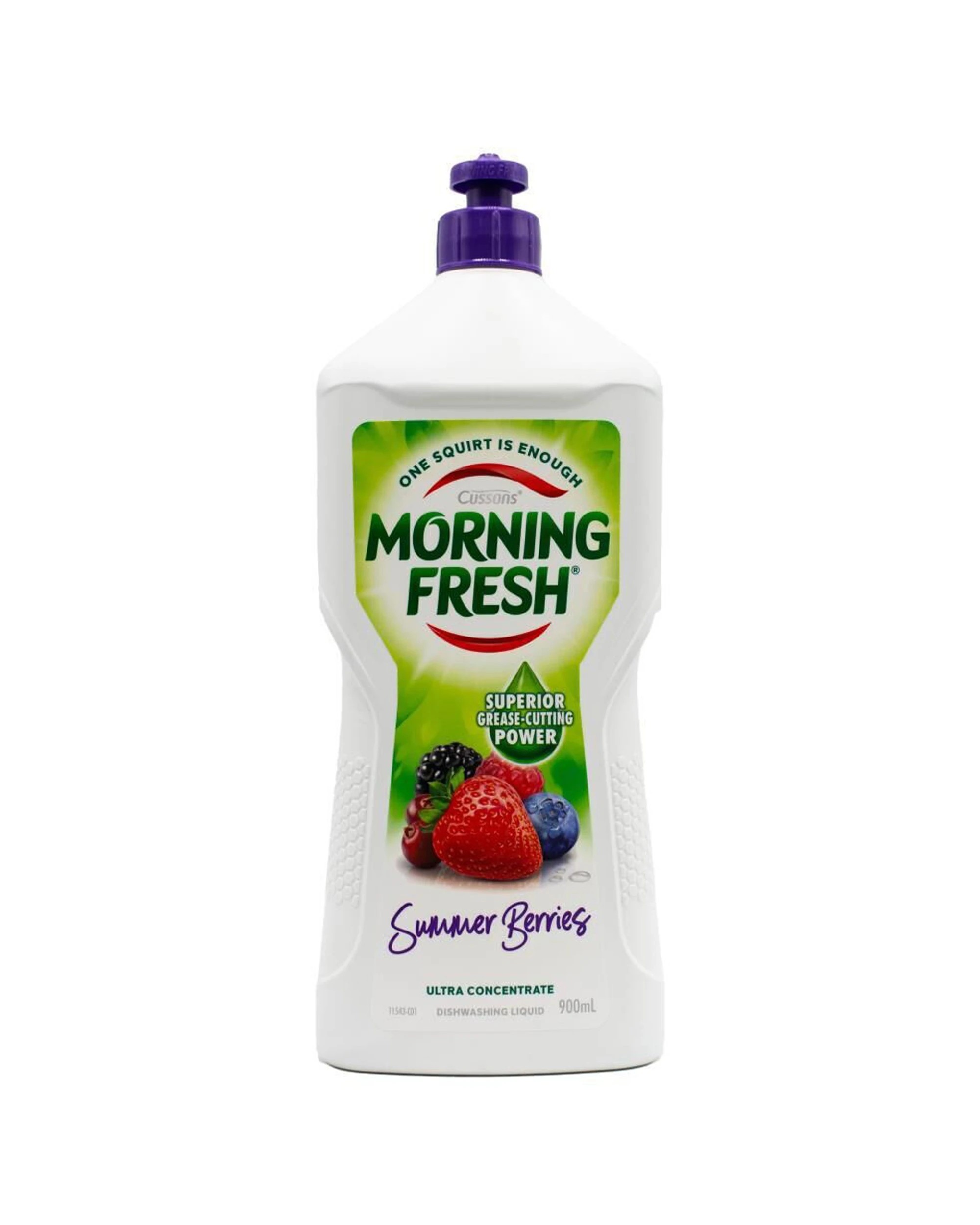 2 Morning Fresh 8PK Dishwashing Liquid Ultra Concentrate Summer Berries 900ml - Purple, 2 of 3