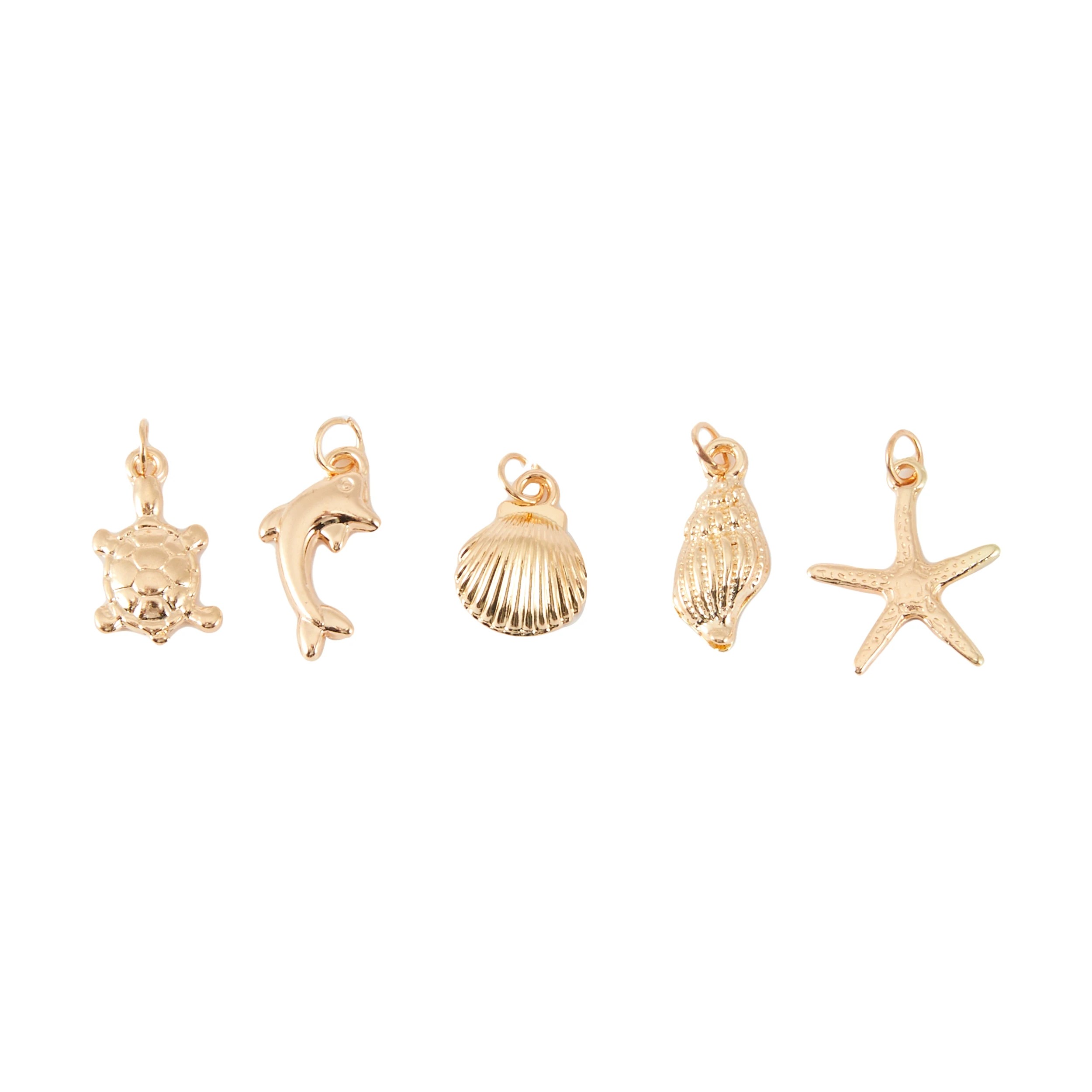 2 Jewellery Making Charms - Beach, 2 of 3