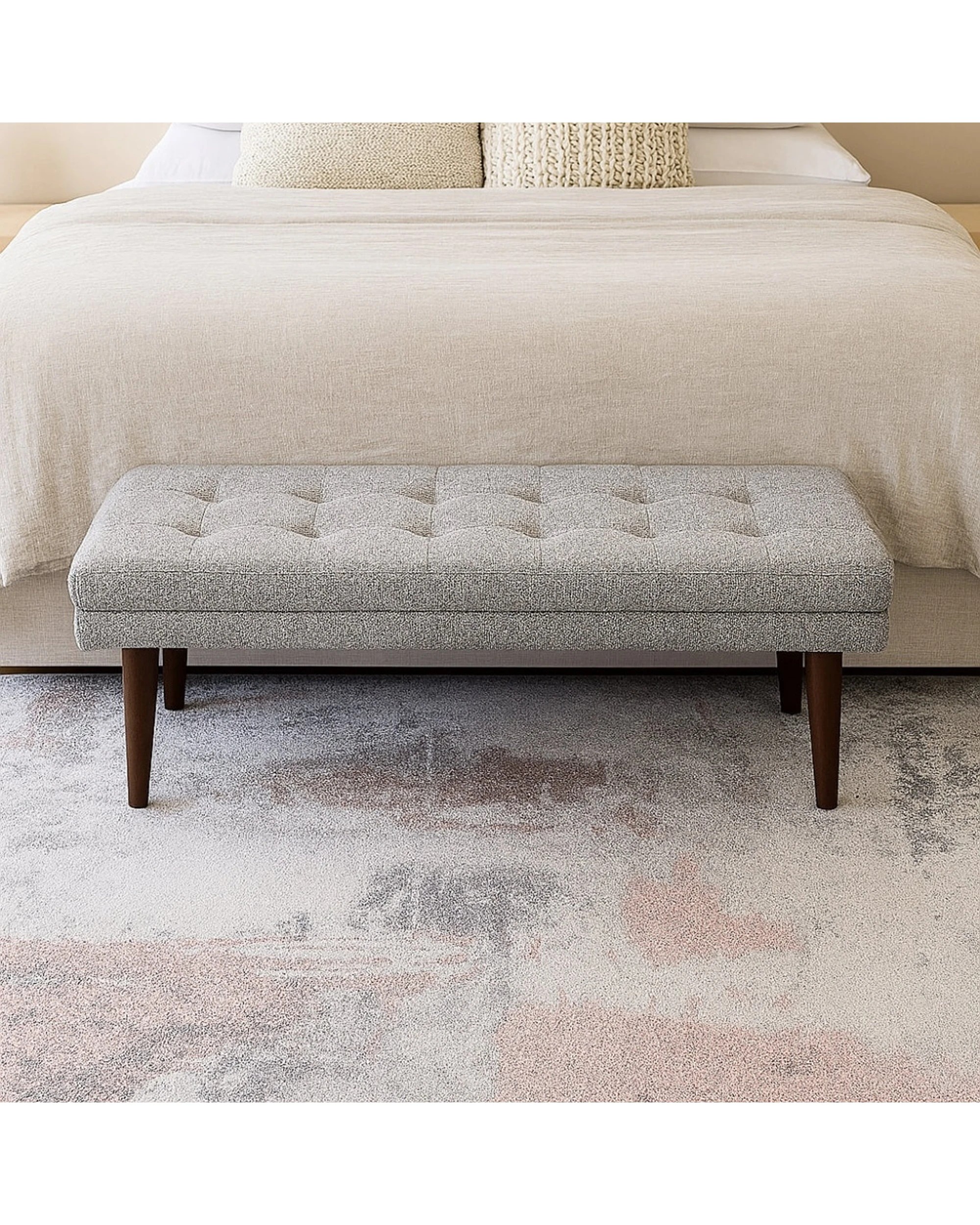 3 Urban Style Abstract Printed Microfibre Rug Canvas Backing Home Decor 160x240cm - Pink, 3 of 5