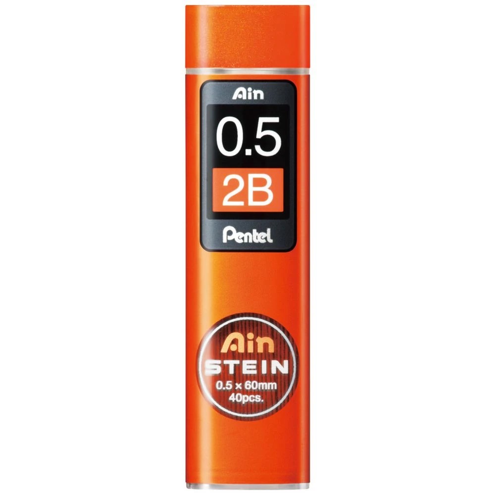 1 Pentel Ain Stein Lead Refill 0.5mm 2B Grade 40 Pack, 1 of 1