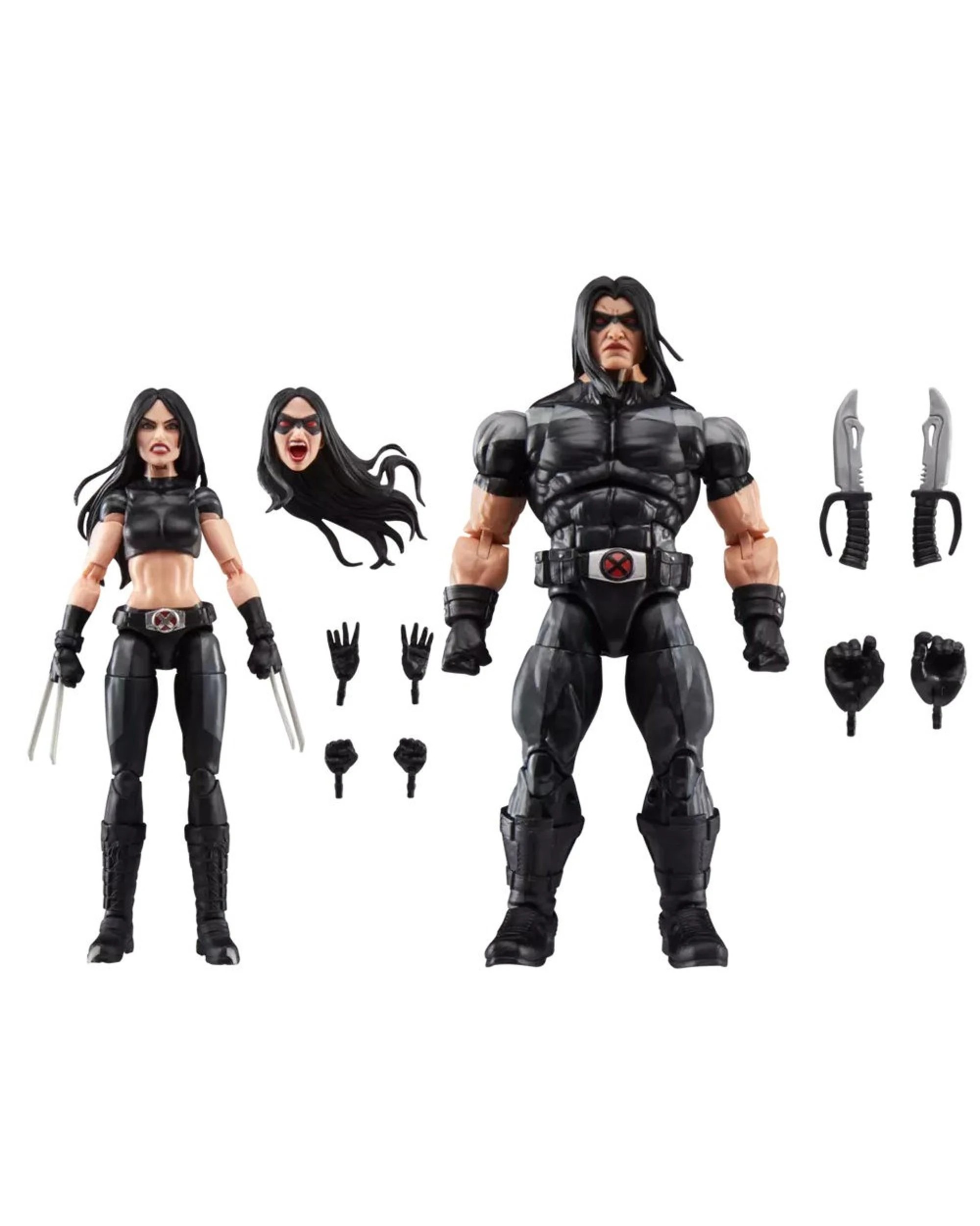 3 Hasbro Marvel Legends Series: X-Force X-23 and Warpath 2 Pack Action Figures, 3 of 10