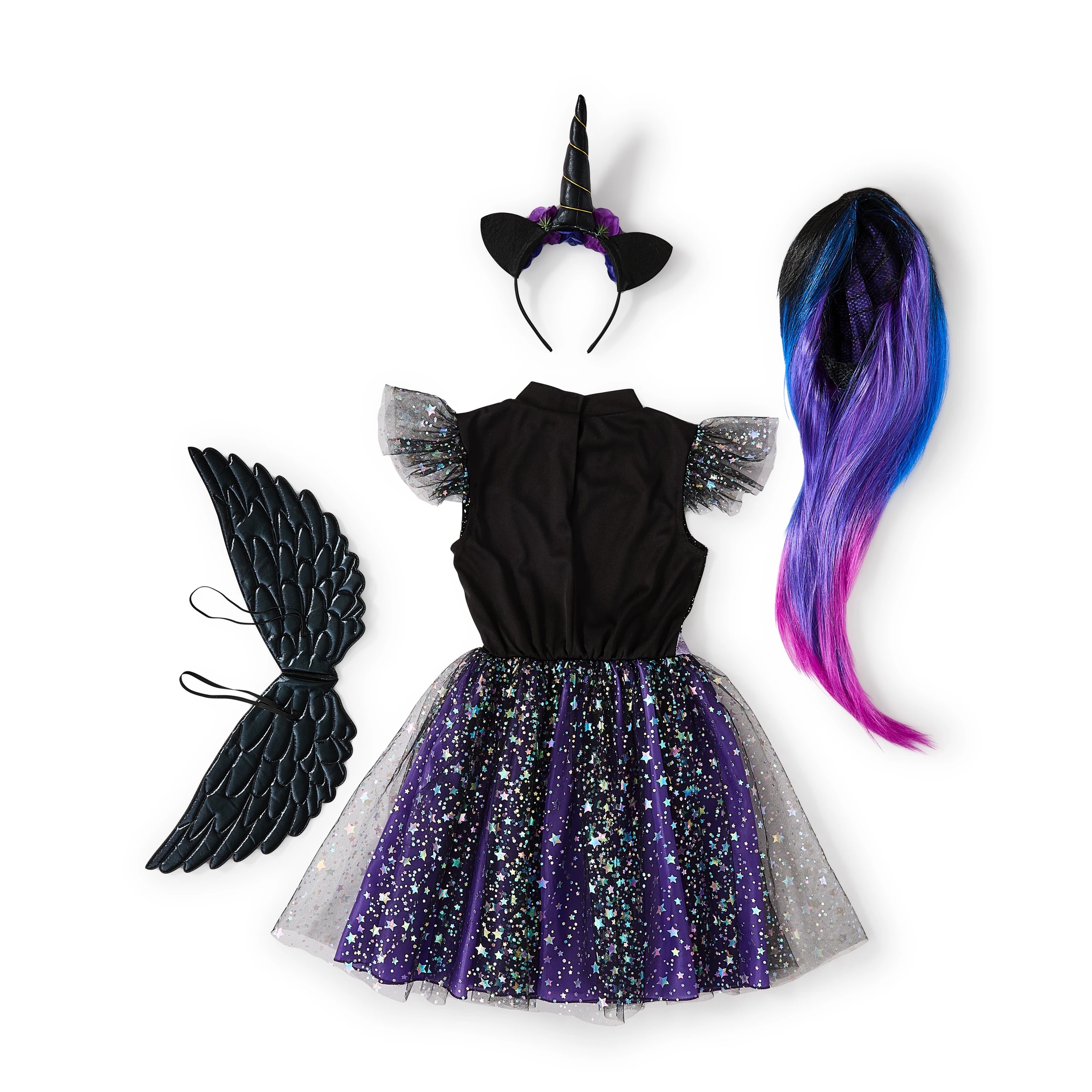 8 4 Piece Dark Unicorn Costume - Ages 6-8, 8 of 10
