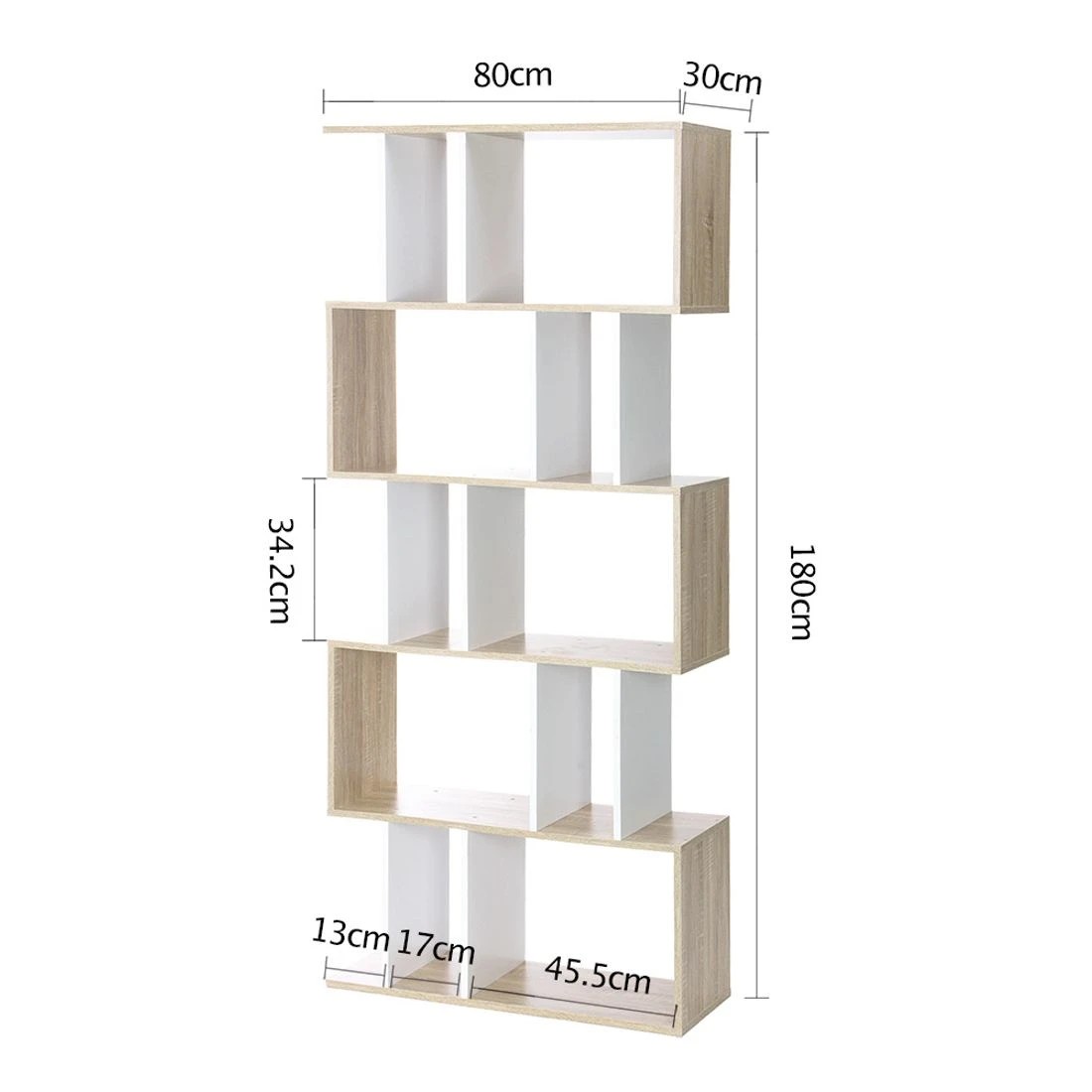 4 Artiss Bookshelf 5 Tiers
 - Brown, 4 of 10
