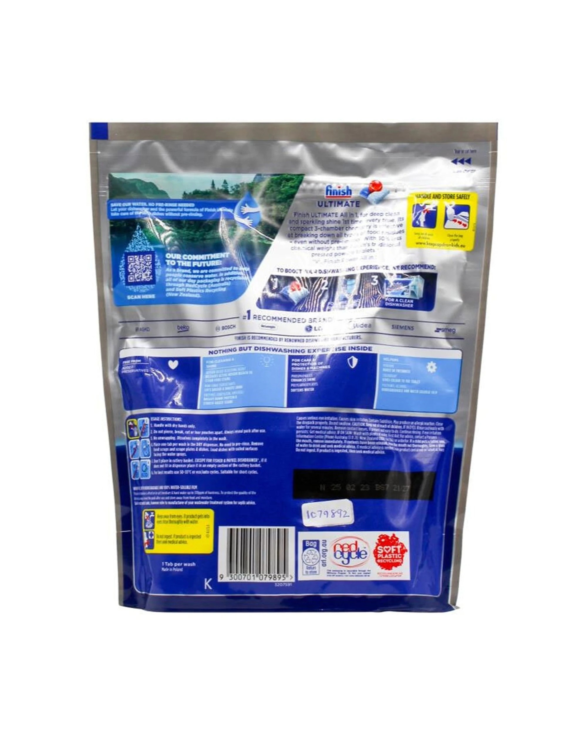 3 Finish Powerball Ultimate All In 1 Dishwasher Tablets Original 6 x 36pc Pack, 3 of 3