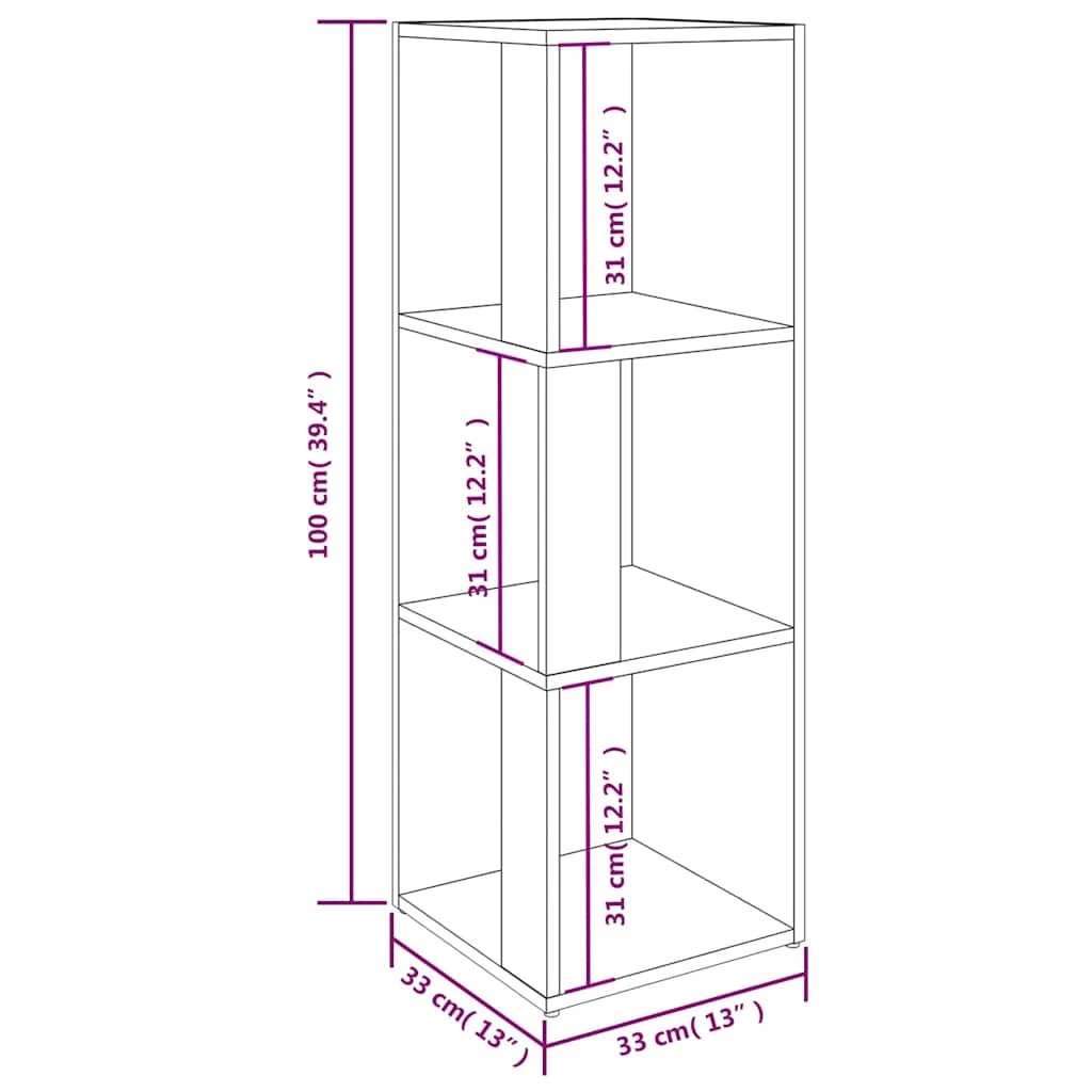 8 vidaXL Corner cabinet Ample Storage - White, 8 of 10