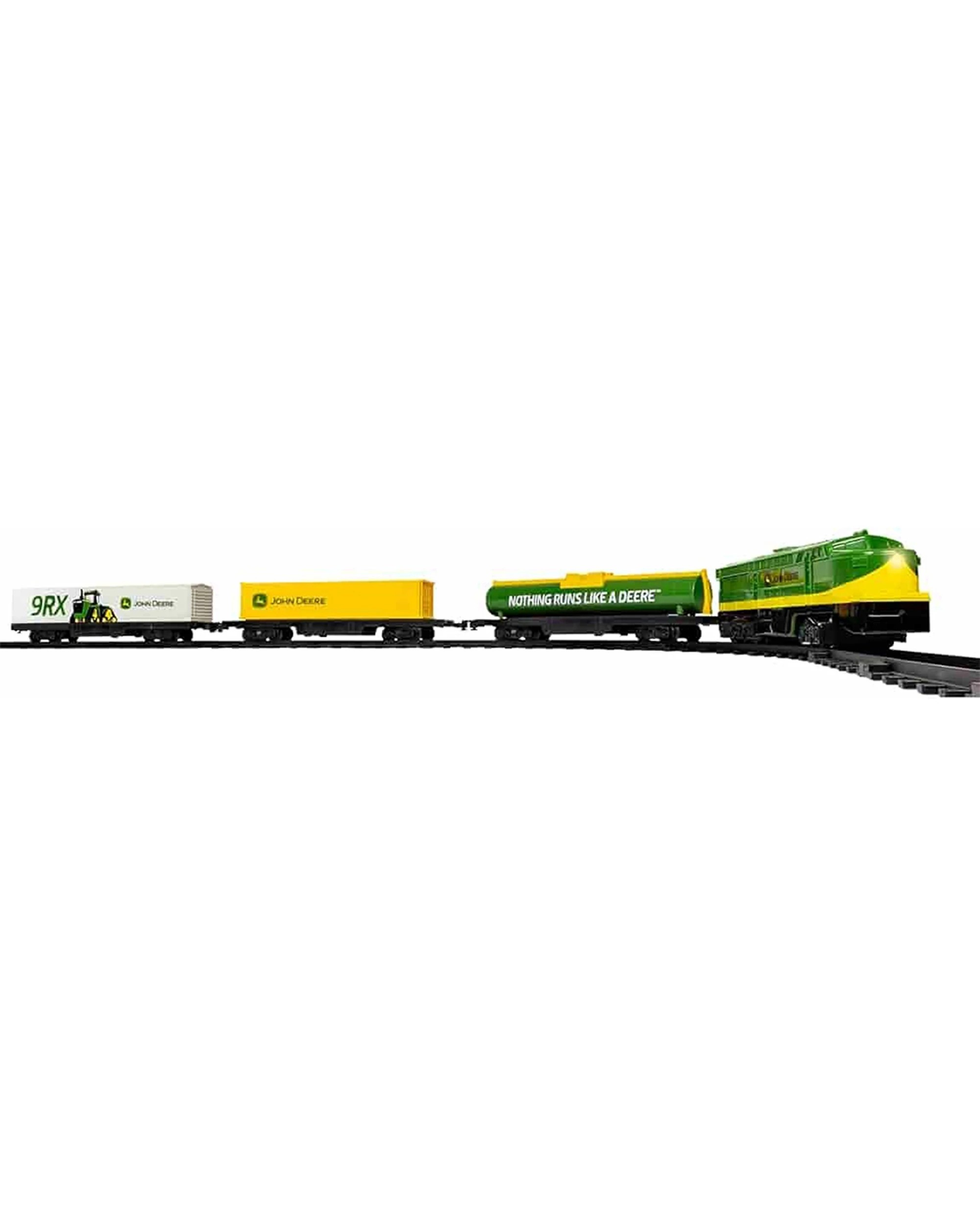 3 John Deere 28pc Battery Operated Mini Diesel Train Set With Light And Sound Ages 4 Plus - Green, 3 of 3