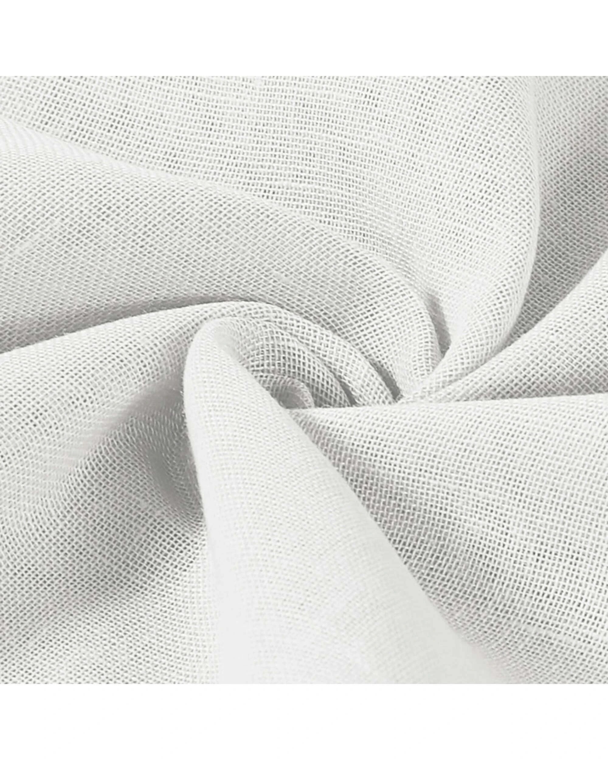 3 Smarcute Outdoor Linen Sheer Tab Top Curtain - 2X 132x241cm - White, 3 of 4