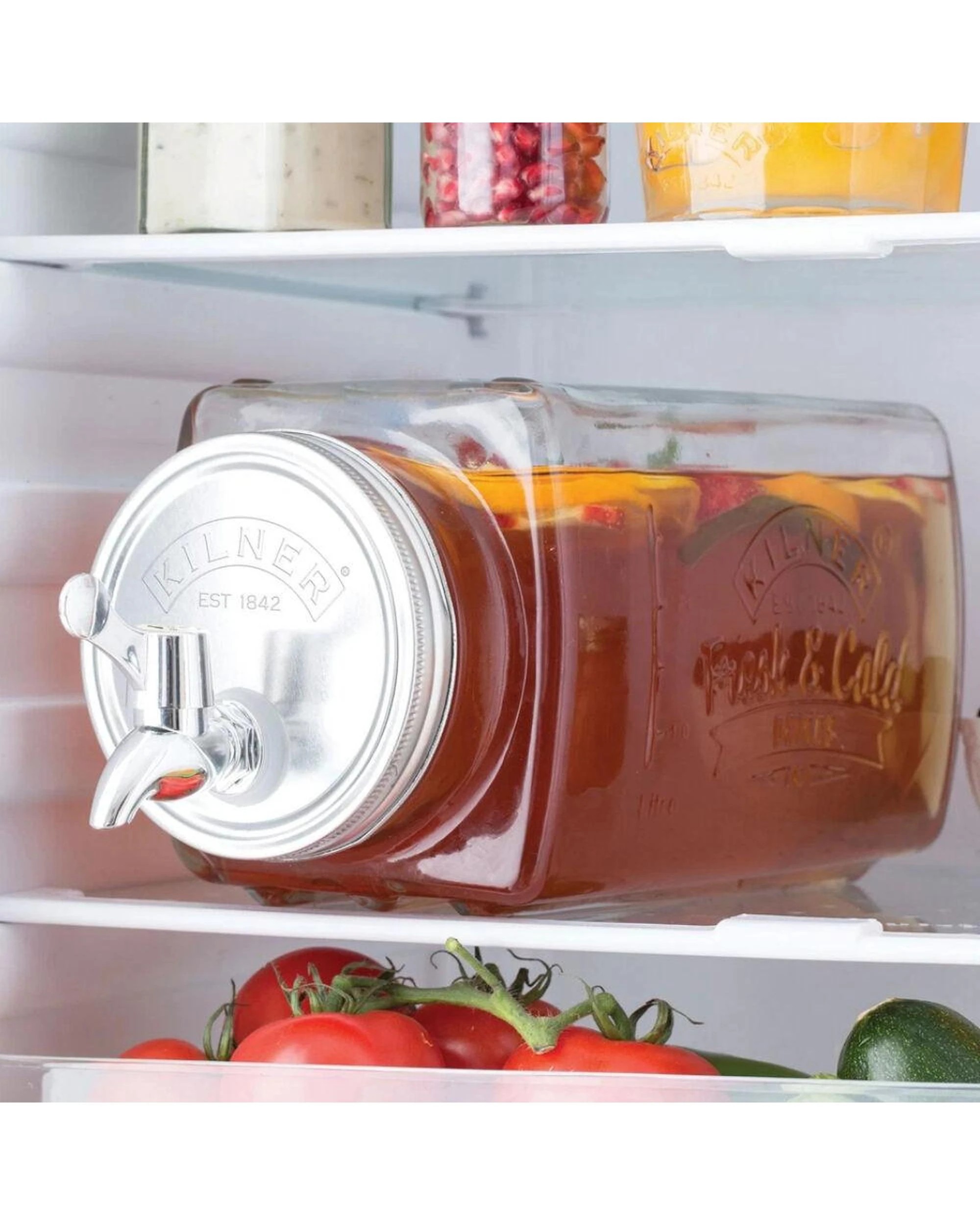 4 Kilner Glass Fridge Dispenser 3L, 4 of 6