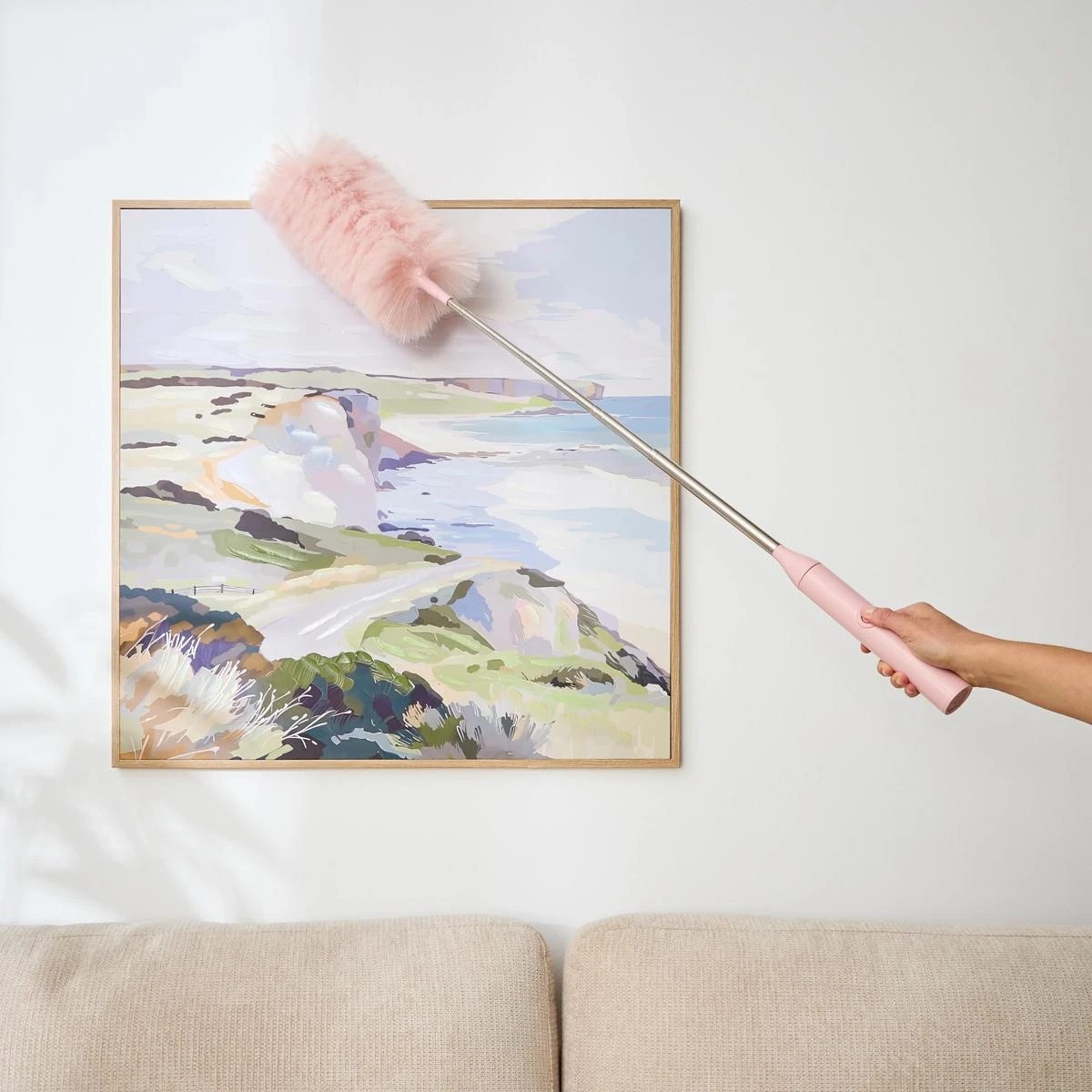 1 Extendable Electric Duster - Pink, 1 of 10