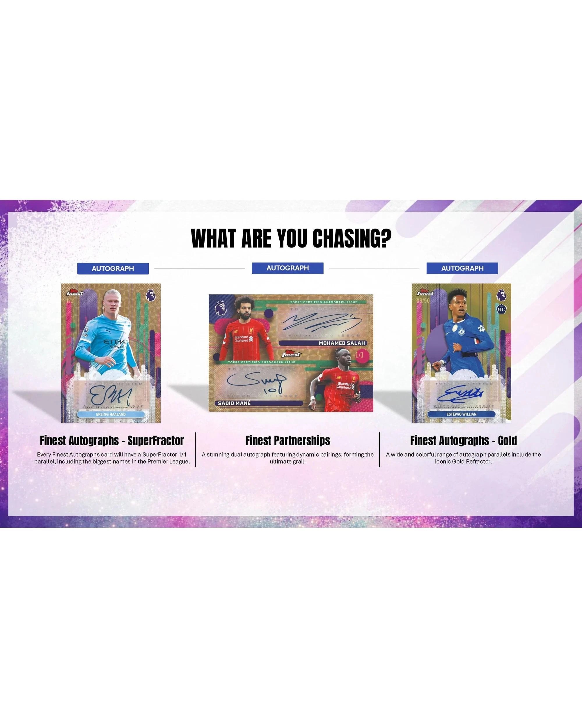 6 Topps 2025/2026 Finest Premier League EPL Soccer Hobby Box, 6 of 9