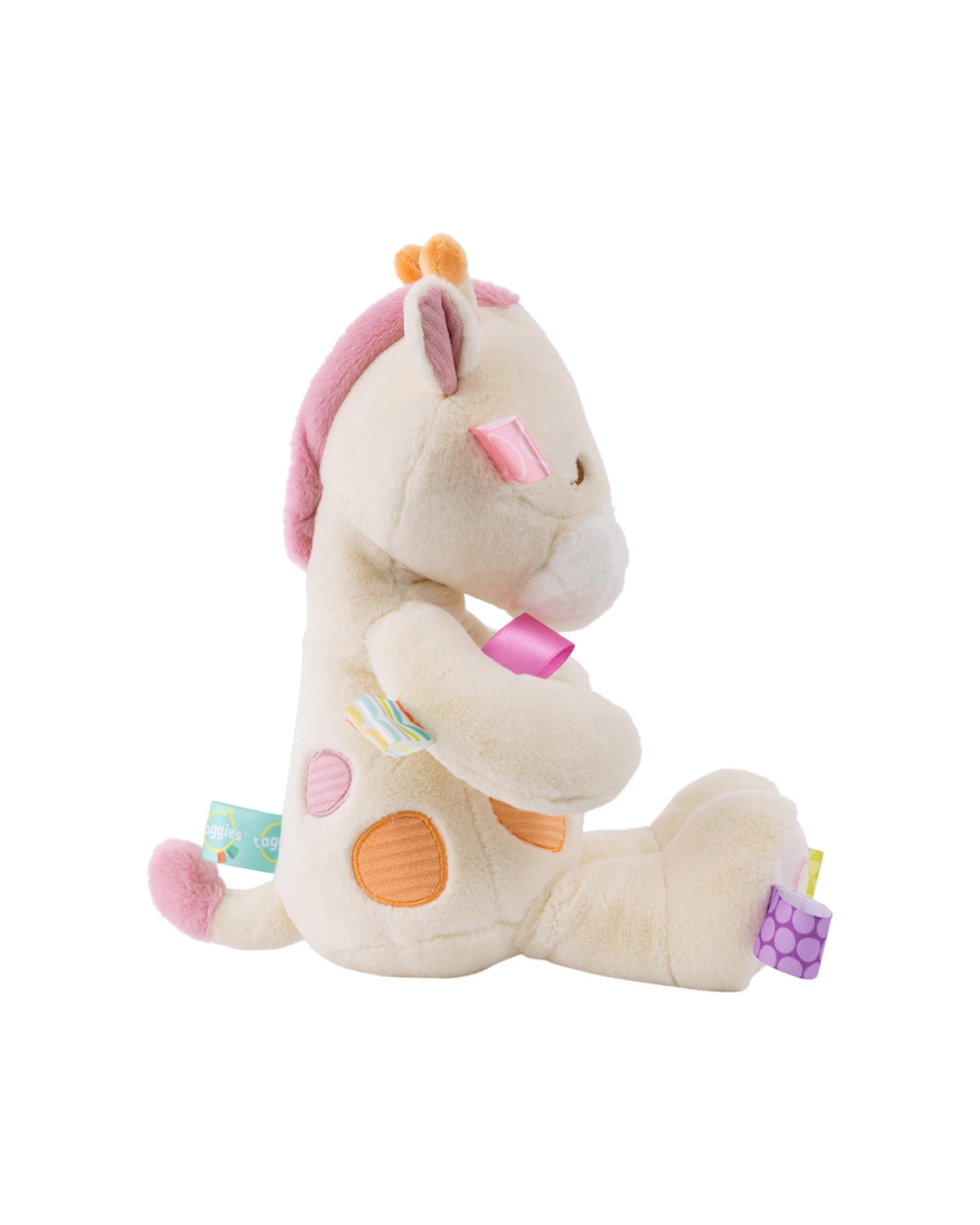 3 Mary Meyer Taggies 2pc Tilly Giraffe Soft Plush Kids Toy 30cm - Green, 3 of 6