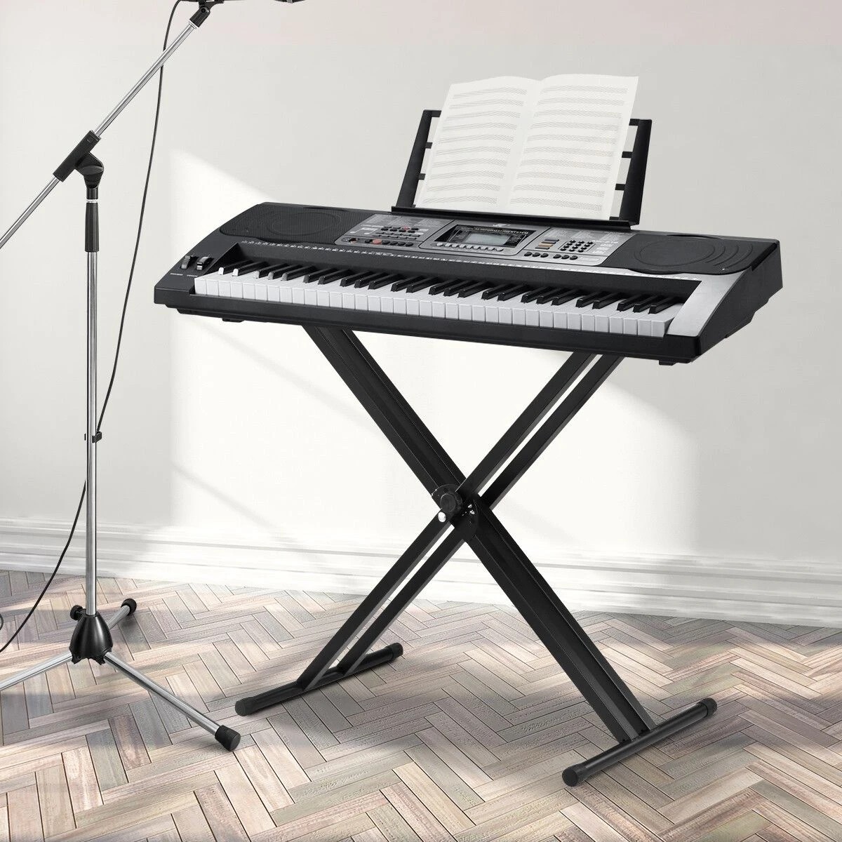 2 Melodic X Style Keyboard Stand Double Braced Music Piano Holder, 2 of 6