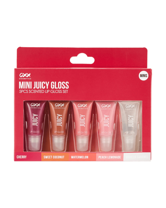 OXX Cosmetics 5 Piece Mini Juicy Scented Lip Gloss