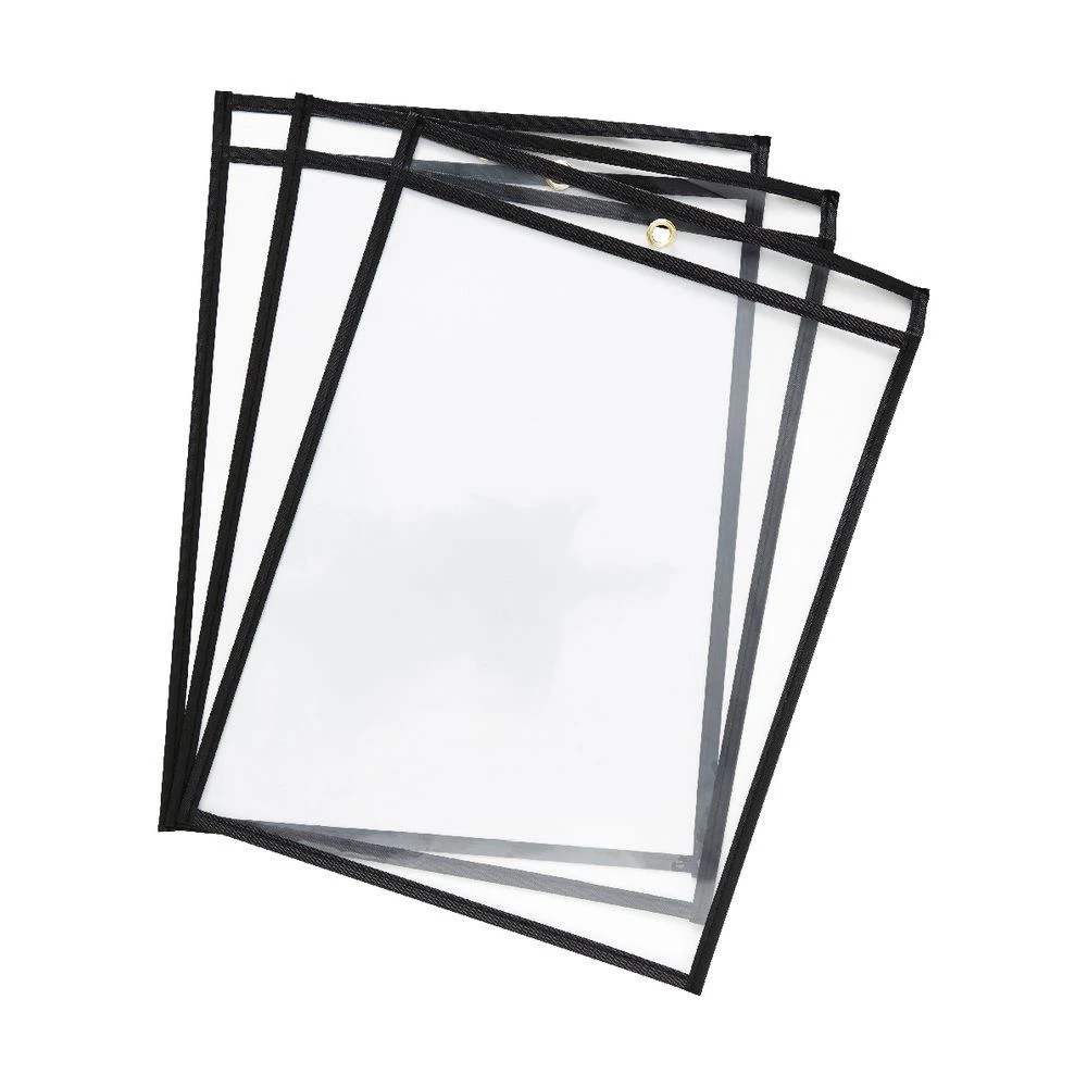 2 J.Burrows Erasable PVC Pockets 3 Pack, 2 of 5