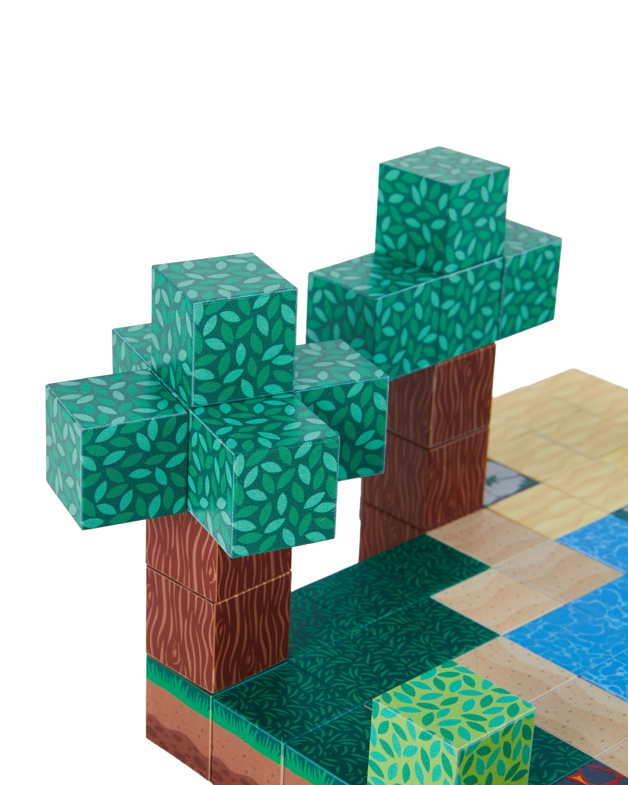 4 100 Piece Magnetic Jungle Building Blocks, 4 of 7