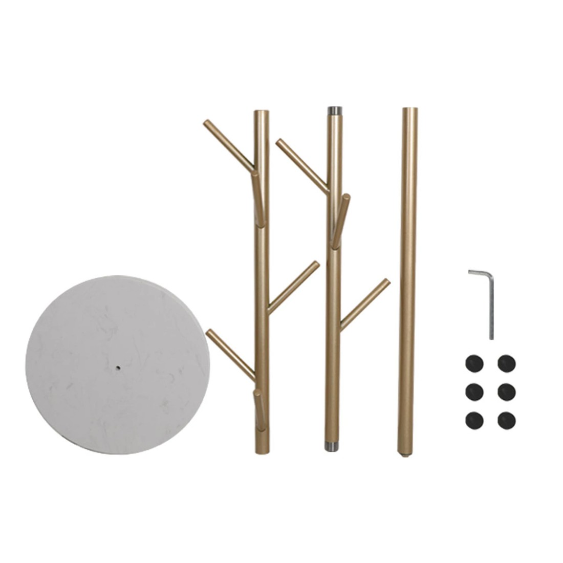 6 Levede Coat Stand Gold, 6 of 6