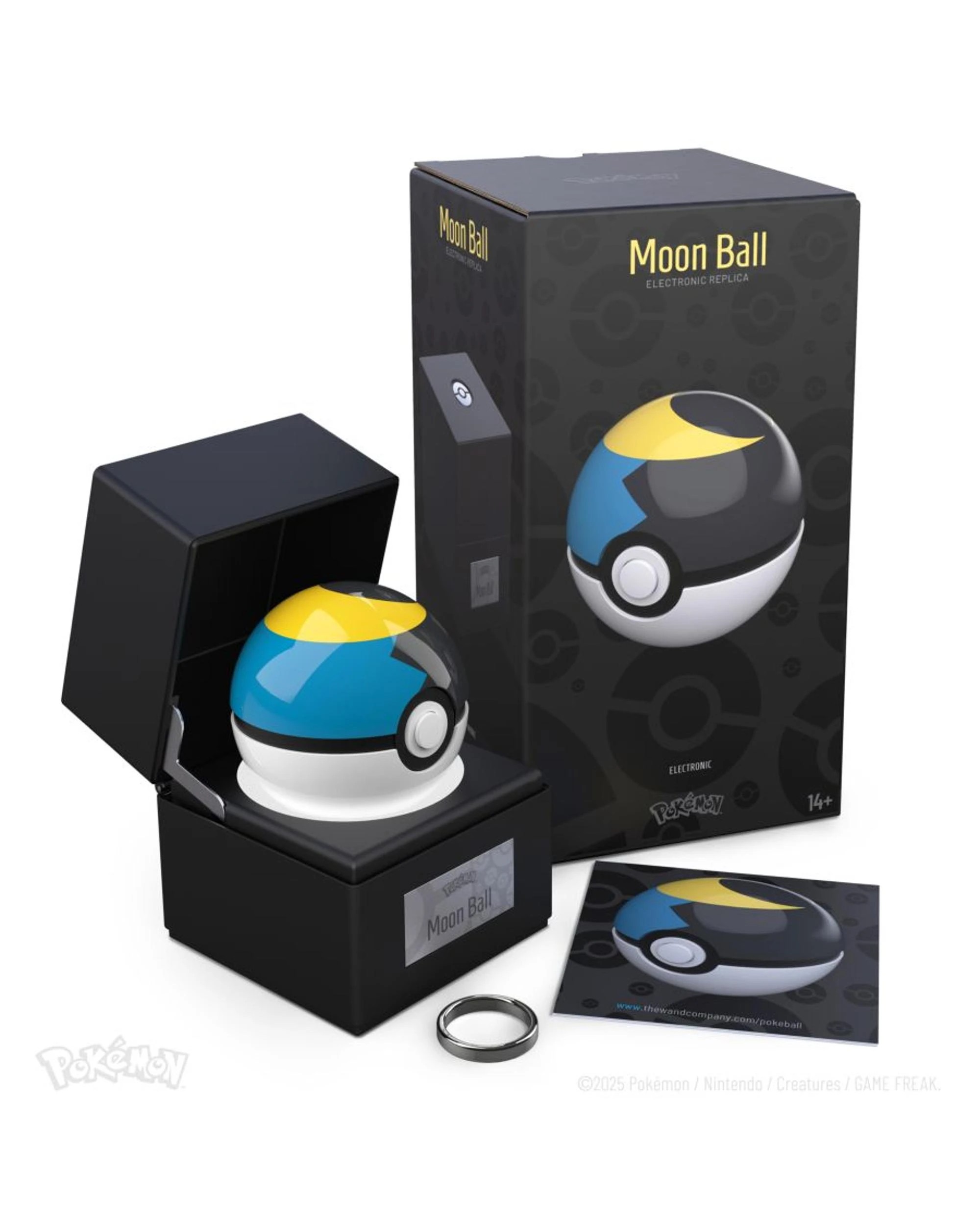 6 The Wand Company Pokemon Moon Ball Prop Replica, 6 of 6
