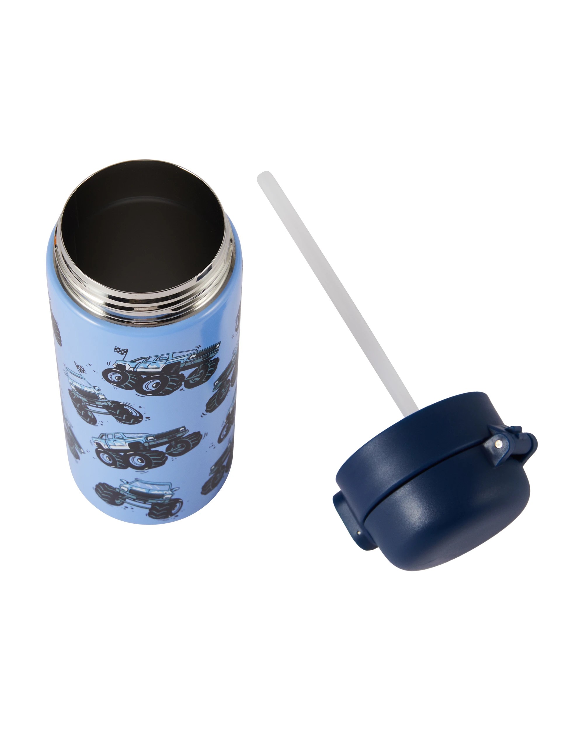 4 400ml Truck Stainless Steel Double Wall Insulated Cylinder Bottle, 4 of 6