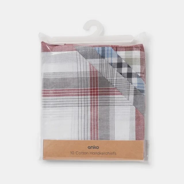 4 10 Pack Handkerchiefs - Assorted, 4 of 8