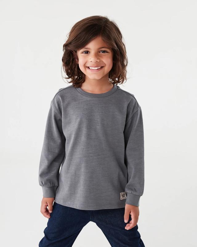 Long Sleeve Textured T-s