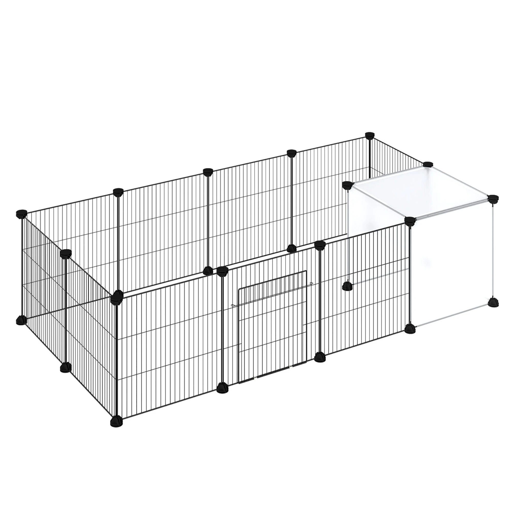 1 Pawz 14 Panels Metal Pet Fence, 1 of 9