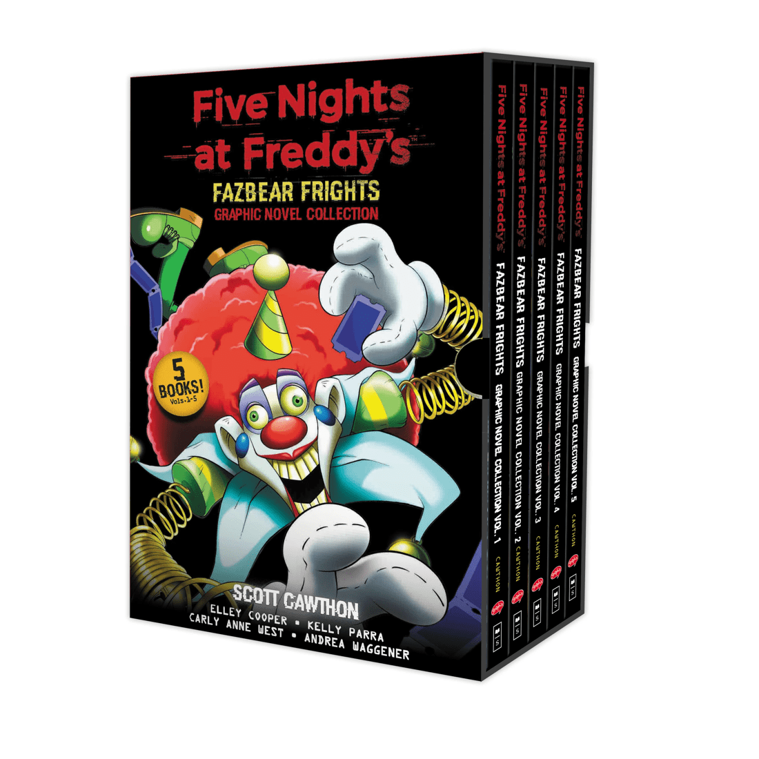 1 Five Nights at Freddy's: Fazbear Frights Graphic Novel Collection by Scott Cawthon, Elley Cooper, Kelly Parra, Carly Anne West and Andrea Waggener - Book, 1 of 1