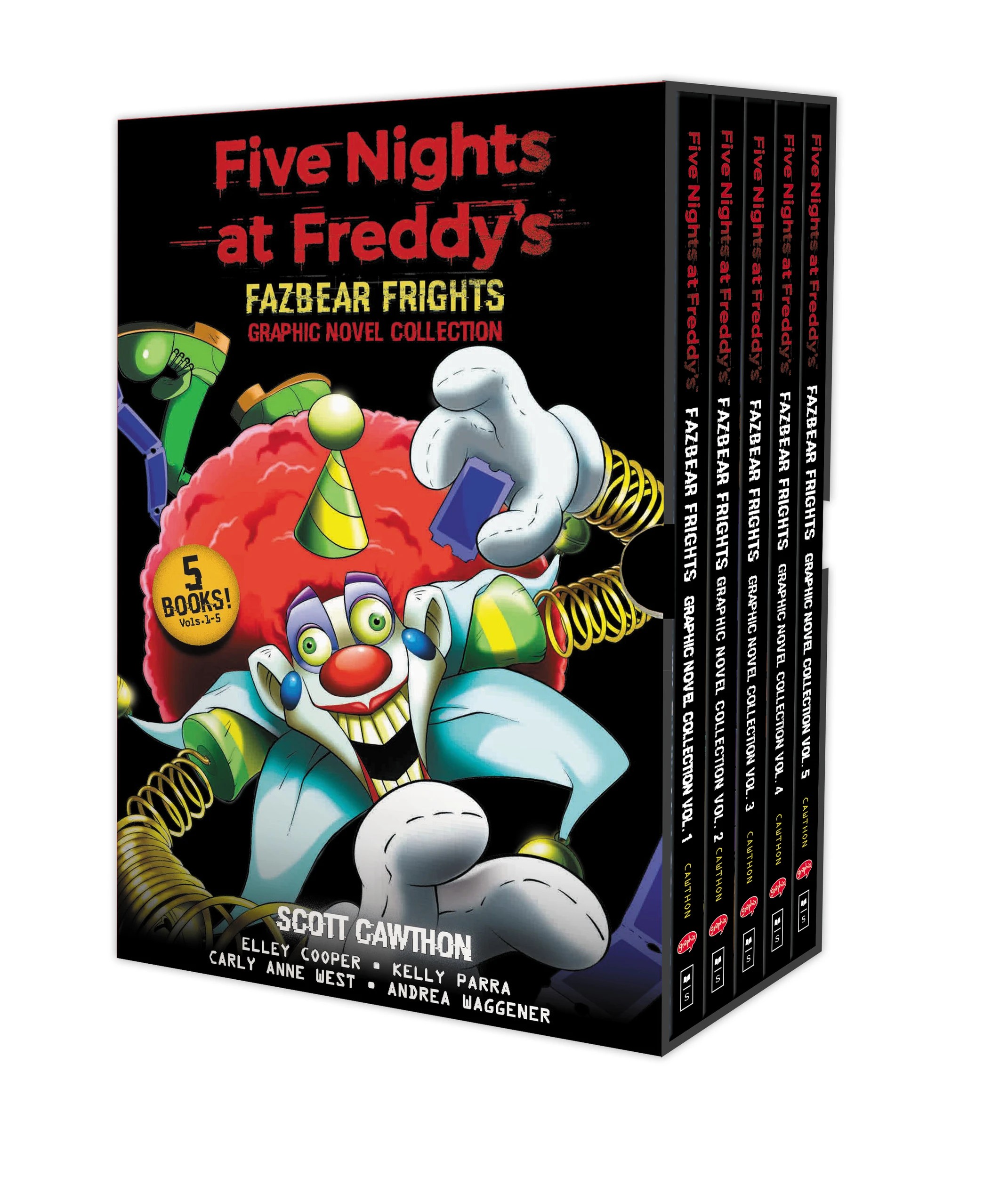 1 Five Nights at Freddy's: Fazbear Frights Graphic Novel Collection by Scott Cawthon, Elley Cooper, Kelly Parra, Carly Anne West and Andrea Waggener - Book