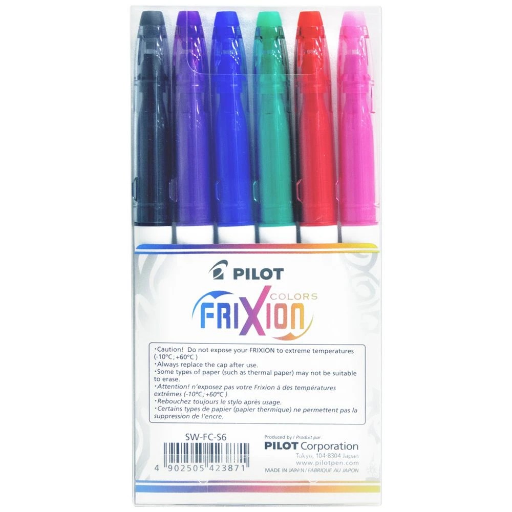 2 PILOT FriXion Colors Erasable Markers Assorted 6 Pack, 2 of 7