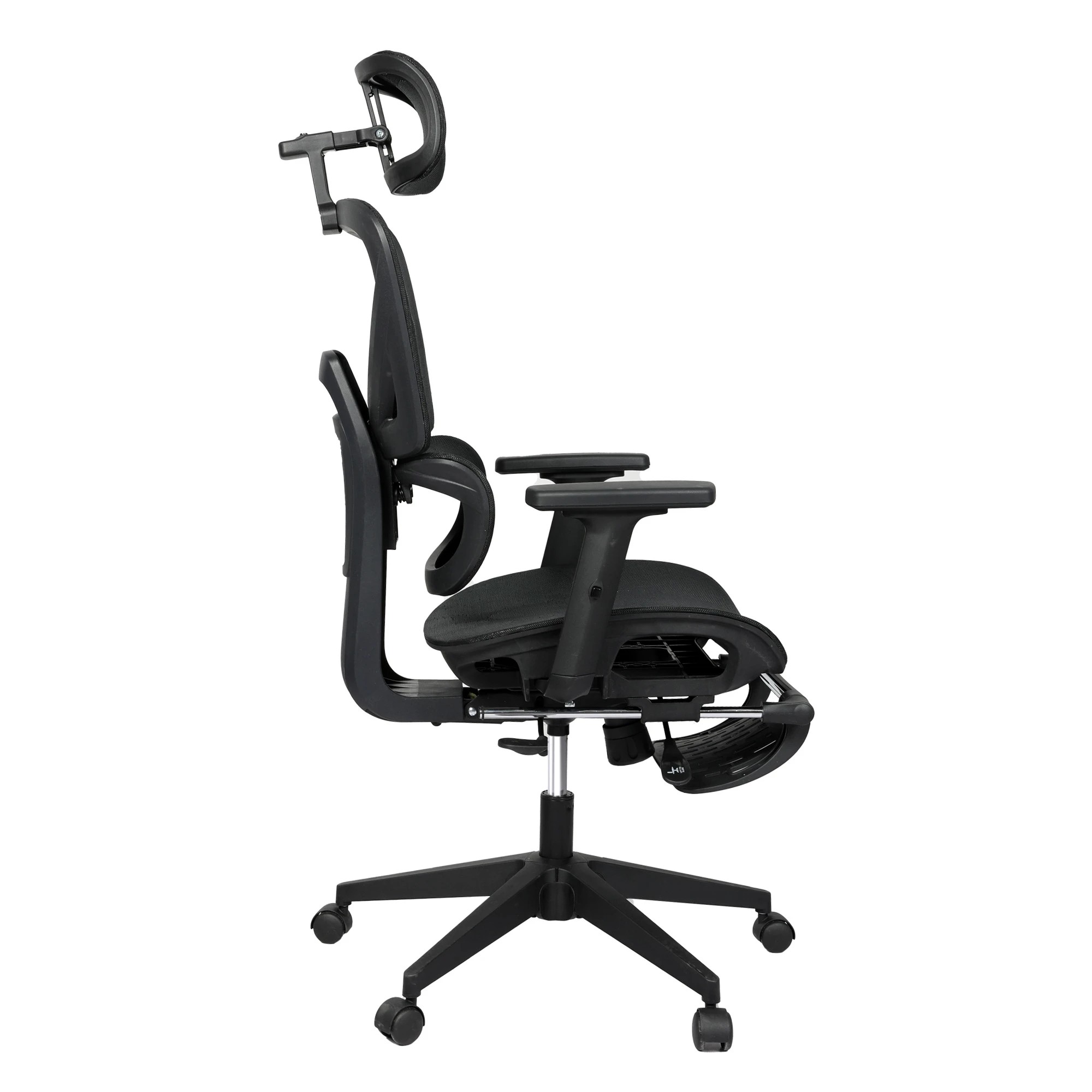 2 Levede Ergonomic Mesh Office Chair With Footrest, 2 of 7
