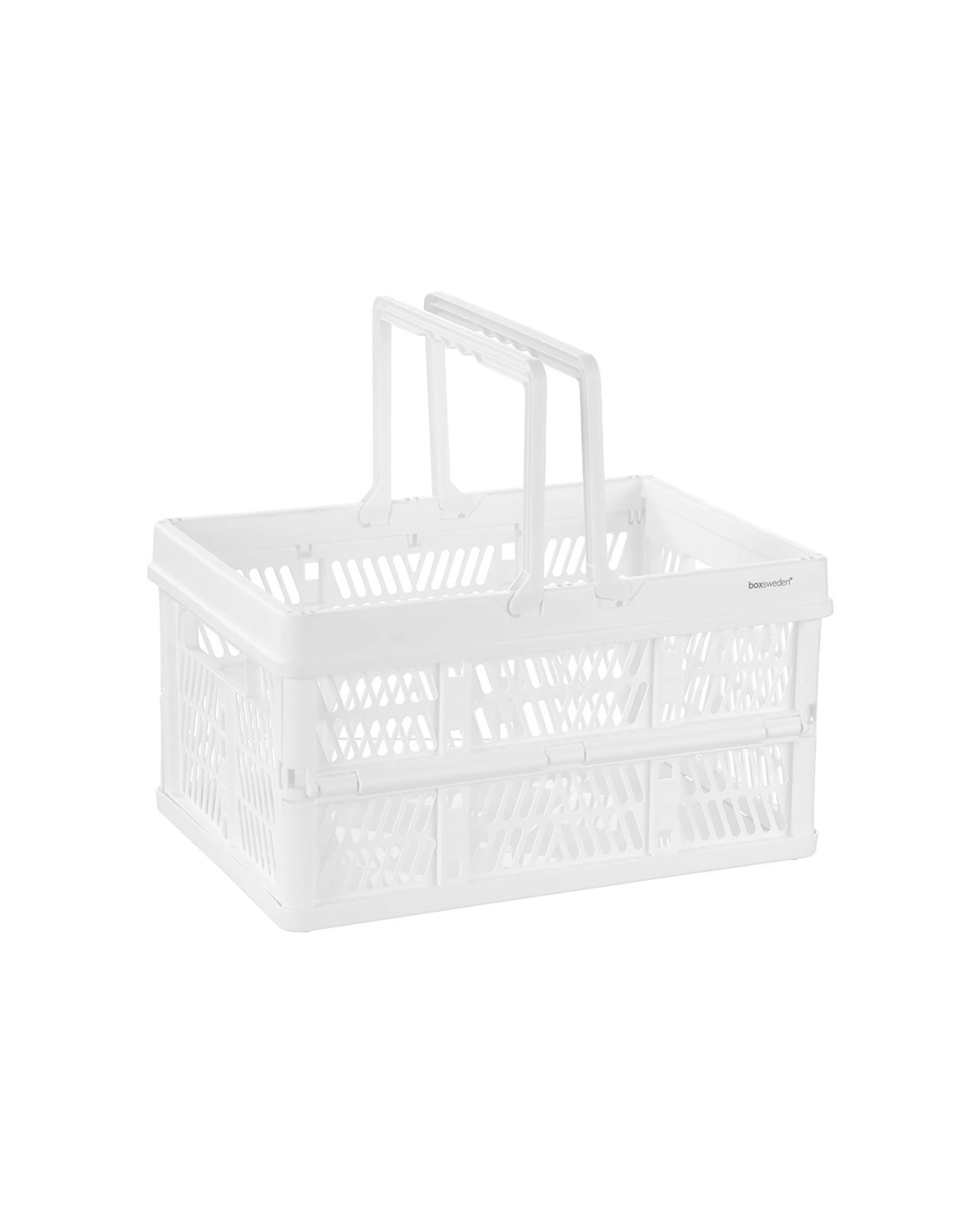 3 Boxsweden 44cm Folding Storage Carry Basket 26.5l Capacity - Bpa Material For Home Organisation - Assorted, 3 of 6