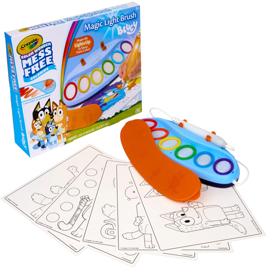 7 Bluey Crayola Magic Light Brush, 7 of 7
