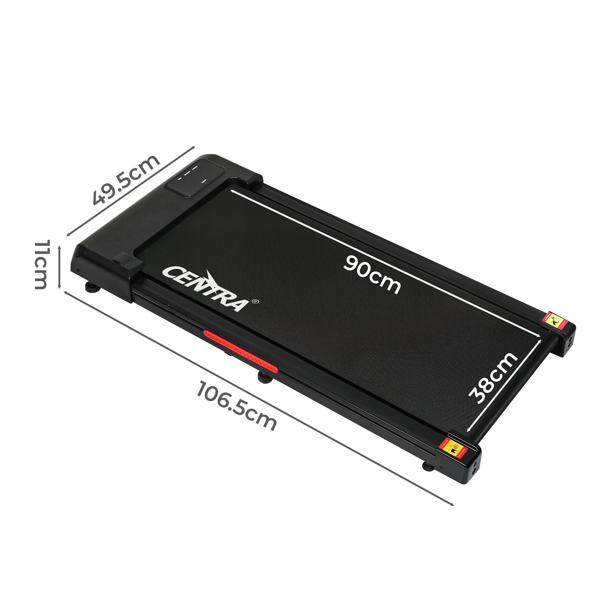 3 Centra Electric Treadmill Walking Pad Remote Control Fitness Home Office Gym, 3 of 9