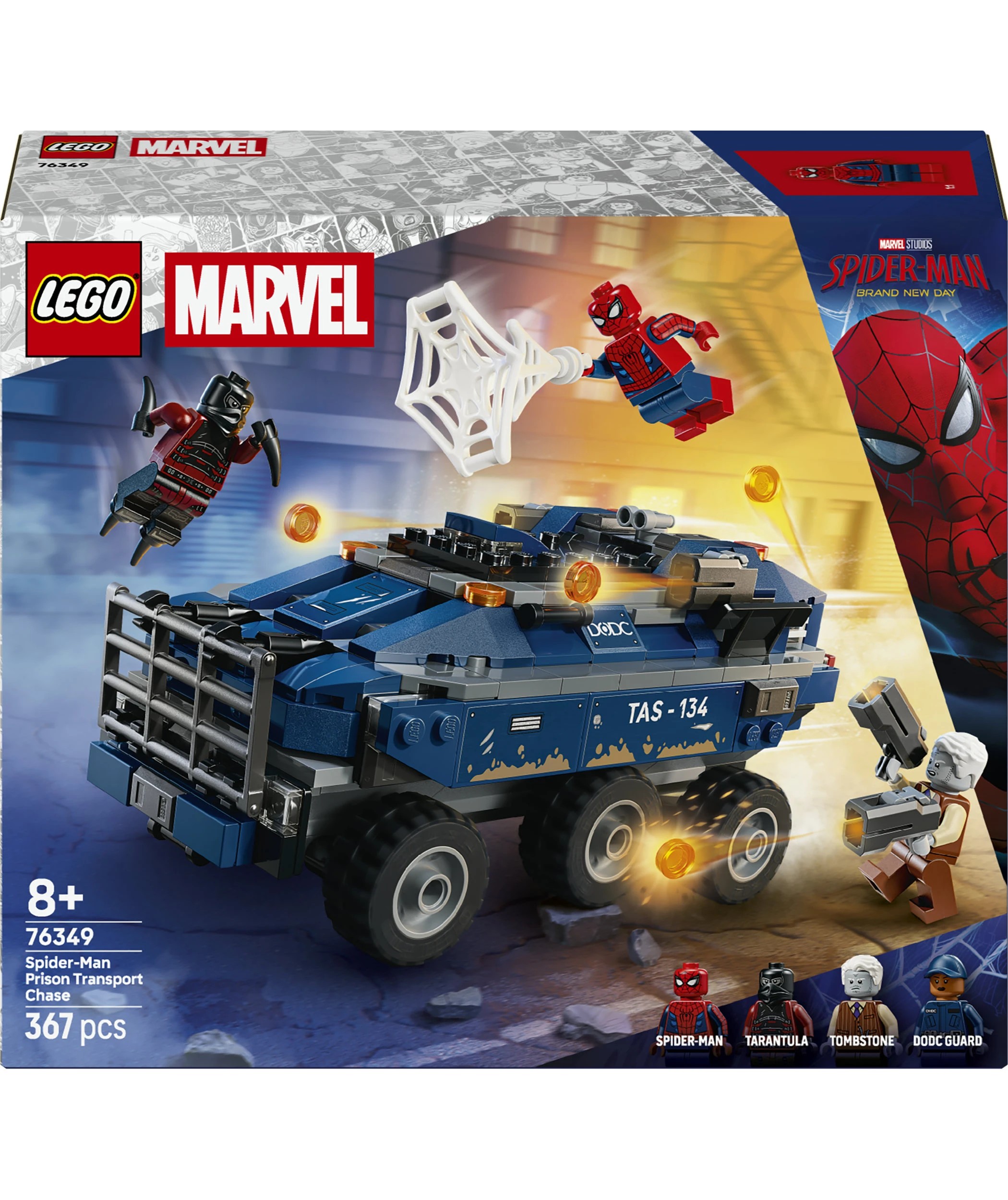 1 LEGO Super Heroes Spider-Man Prison Transport Chase 76349, 1 of 9