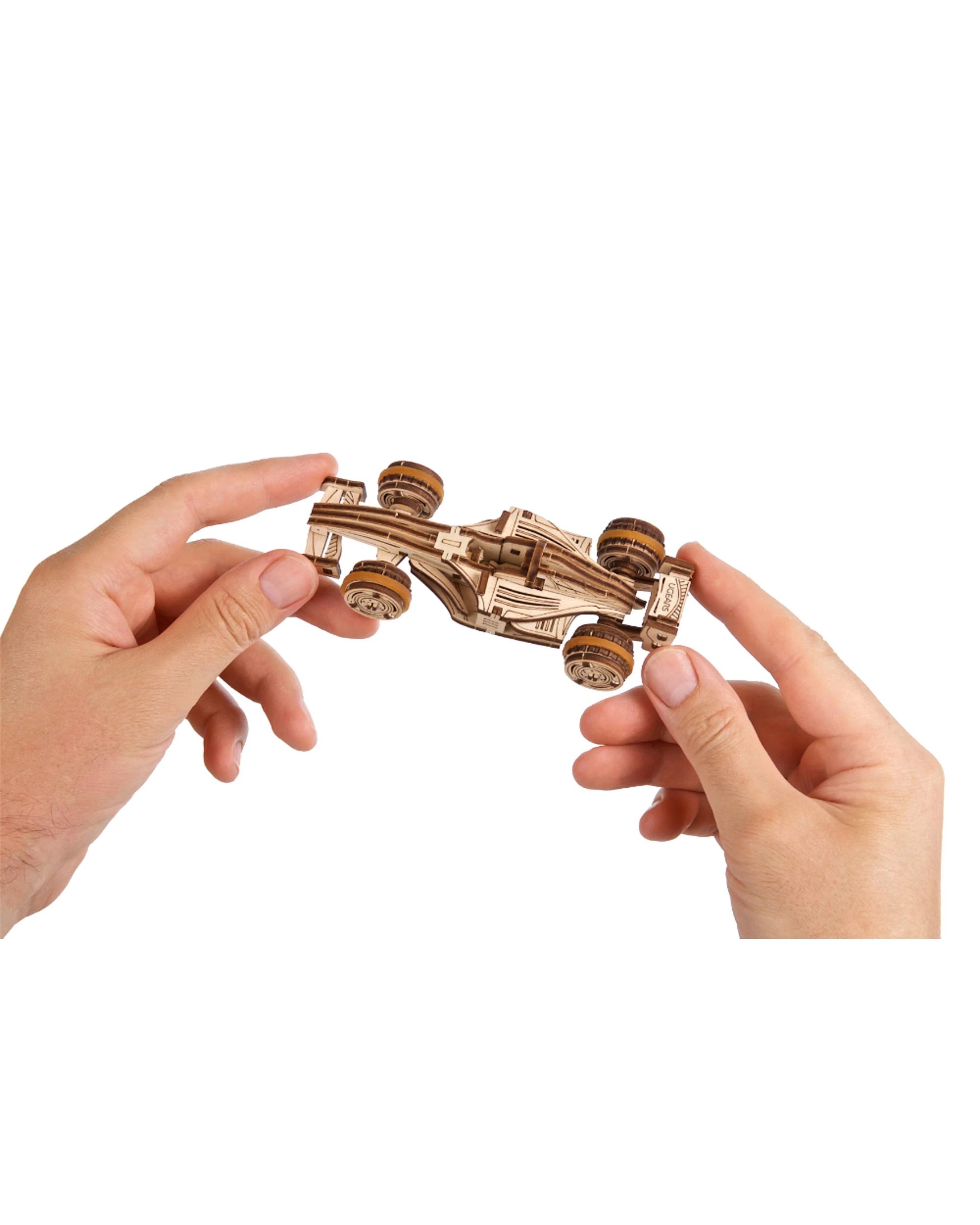 6 UGears Compact Racer Model Kit, 6 of 7