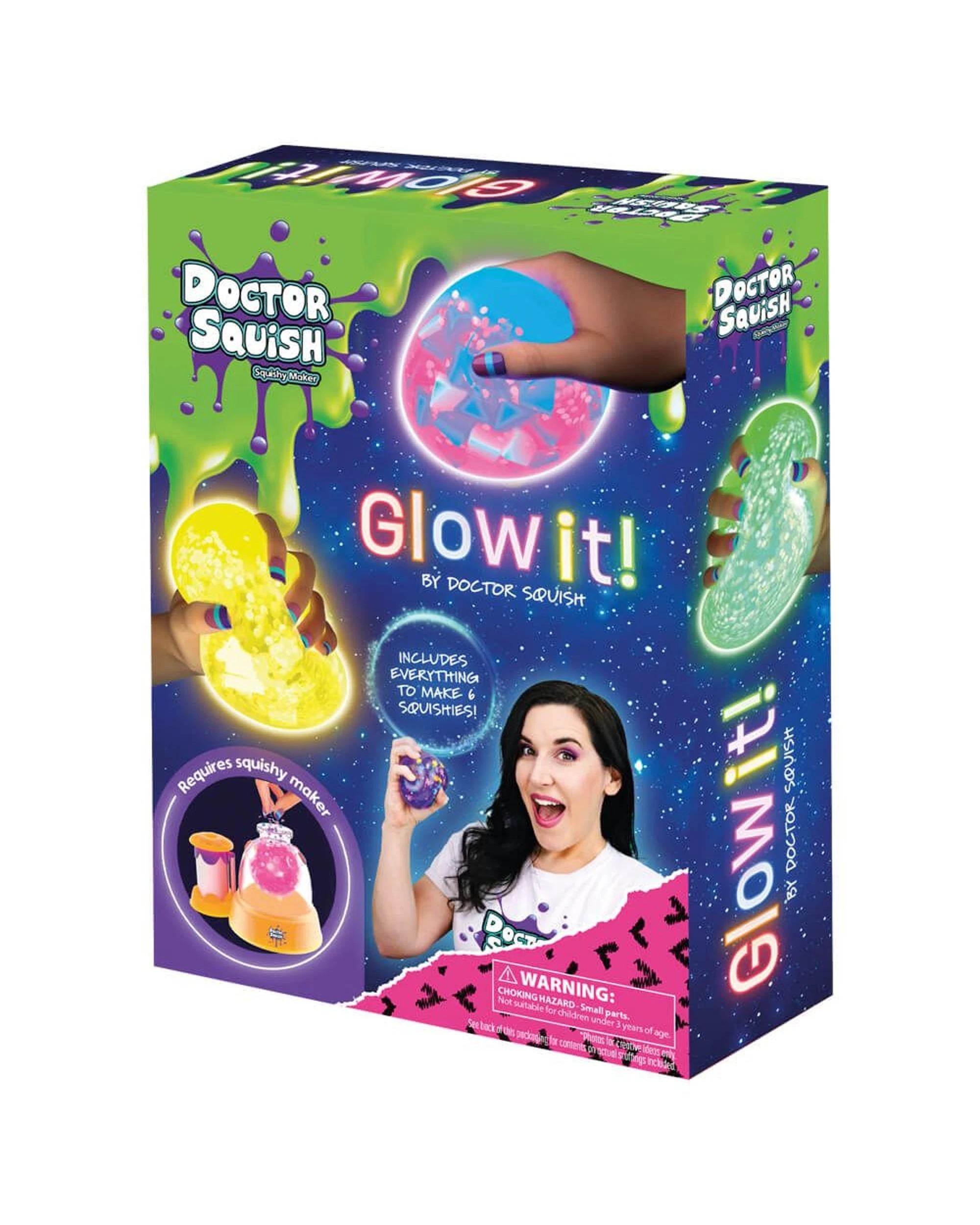 1 Doctor Squish Squishy Refill Pack Glow It! Edition, 1 of 1