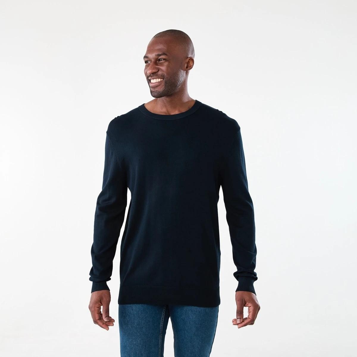 1 Core Crew Neck Knit Jumper Sky Cptn, 1 of 5
