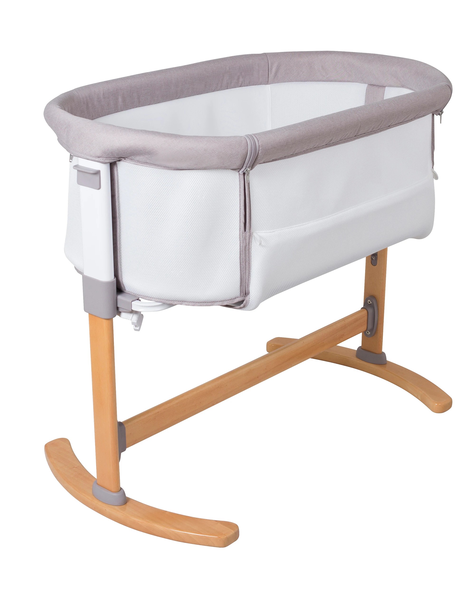 1 Childcare Osmo Breathable Bedside Sleeper - Beech - Natural, 1 of 5