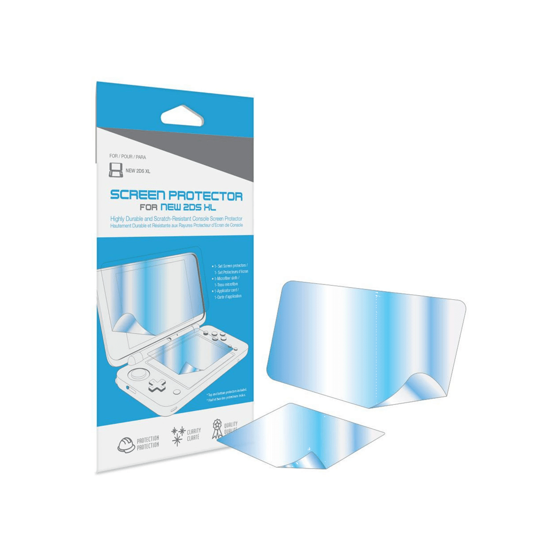 2 Hyperkin 3DS Screen Protector for New 2DS XL, 2 of 4